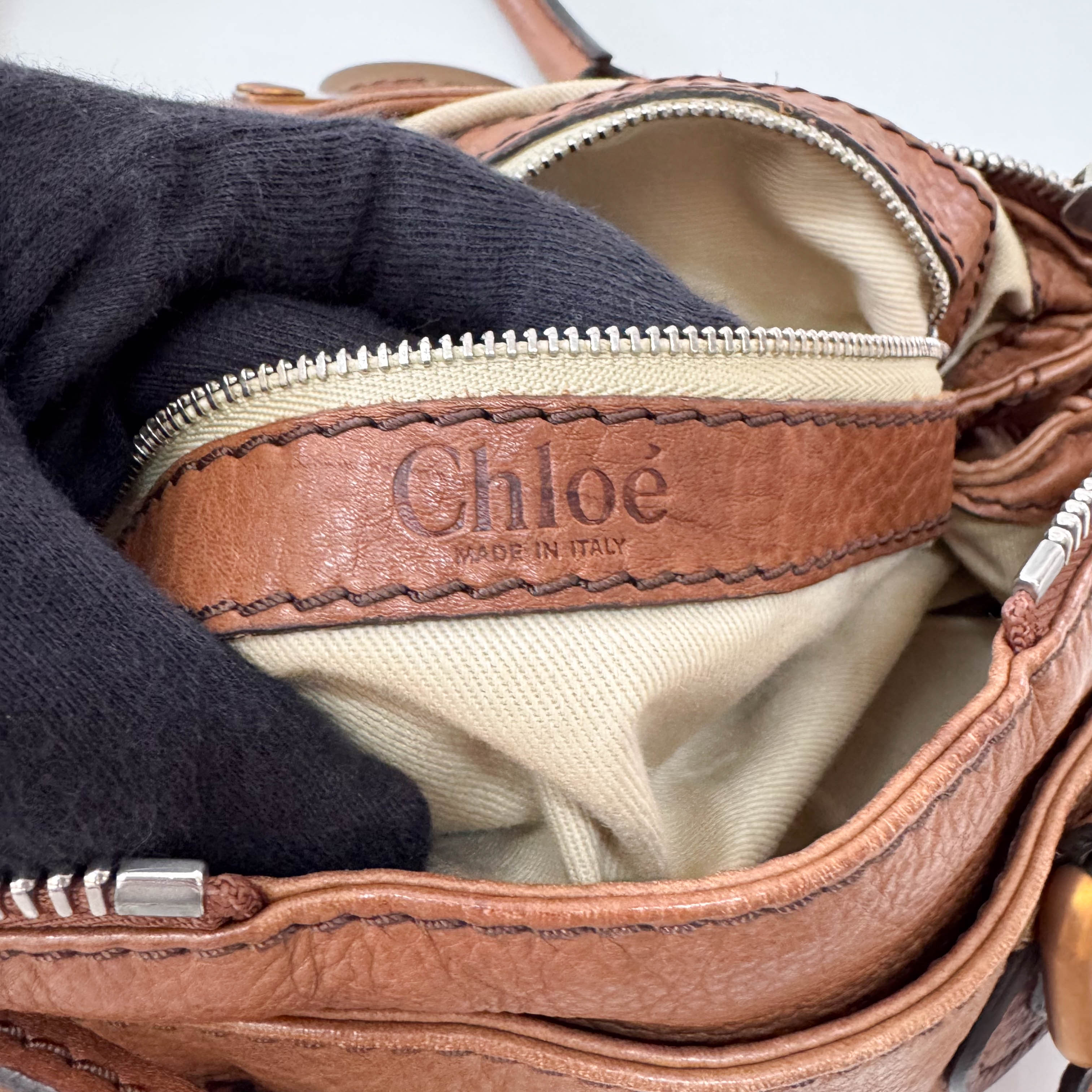 Mini Paddington Brown Leather Bag