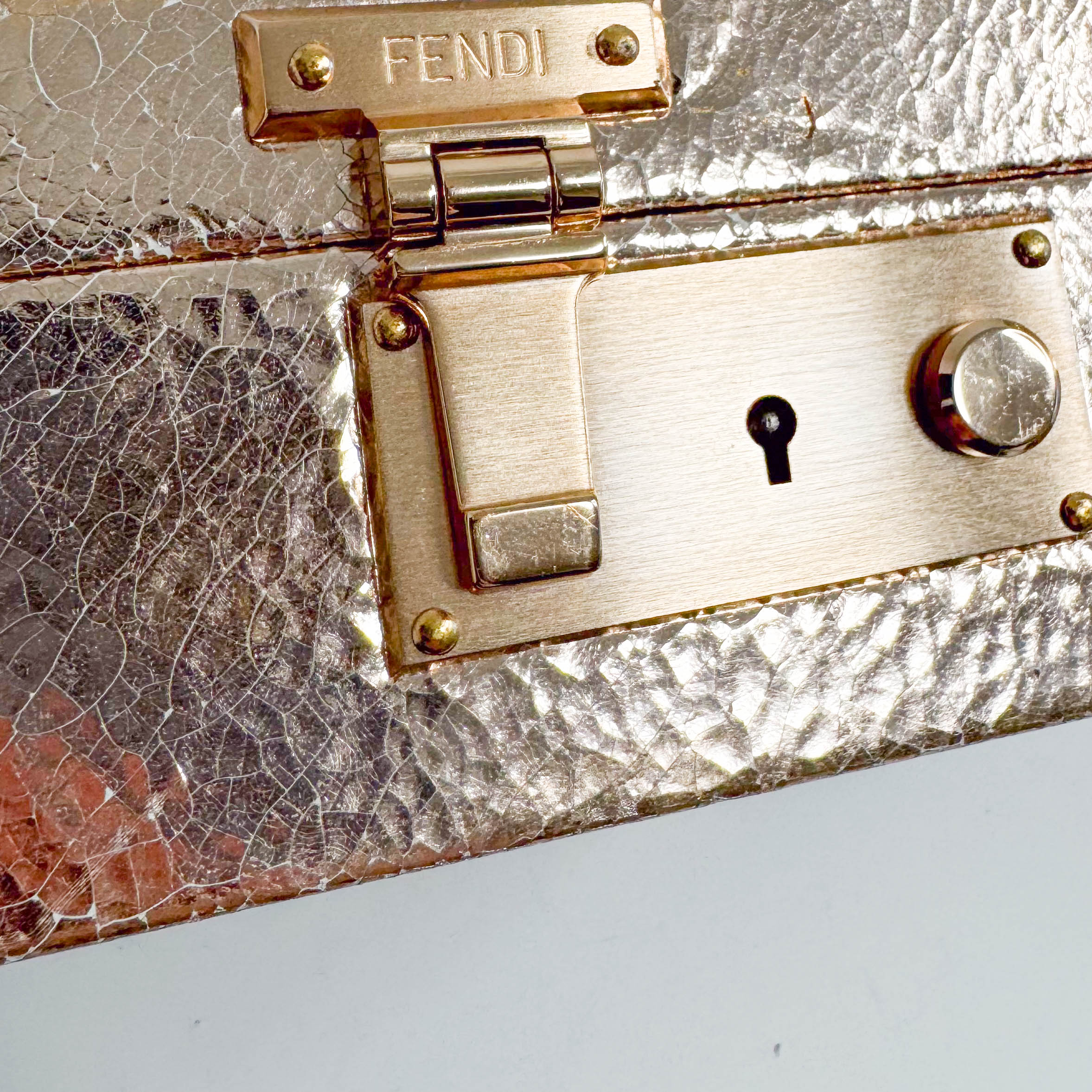 Archive Pink Gold Cosmetic Storage Bag