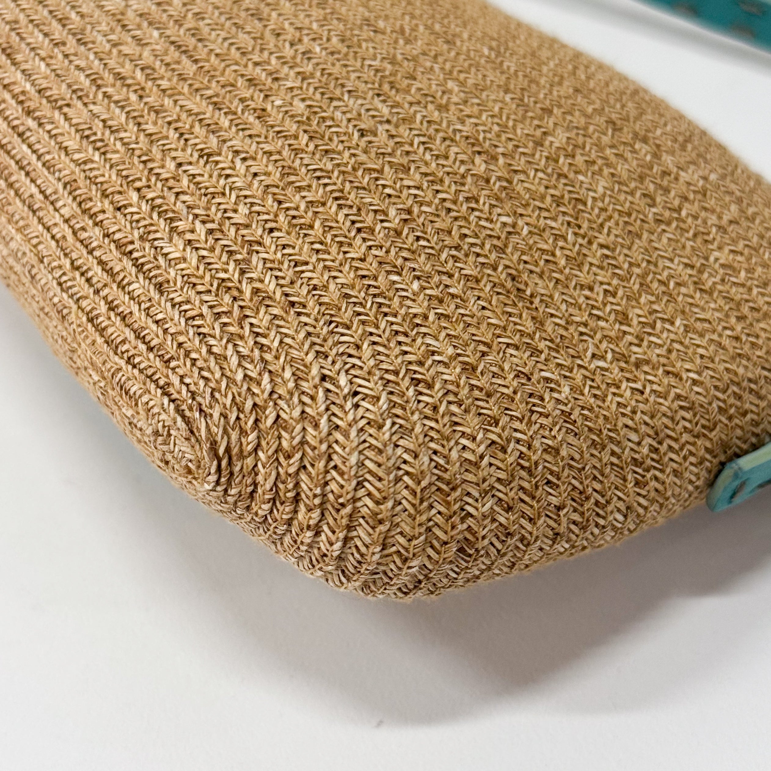 Selleria Mini Beige Raffia Shoulder Bag