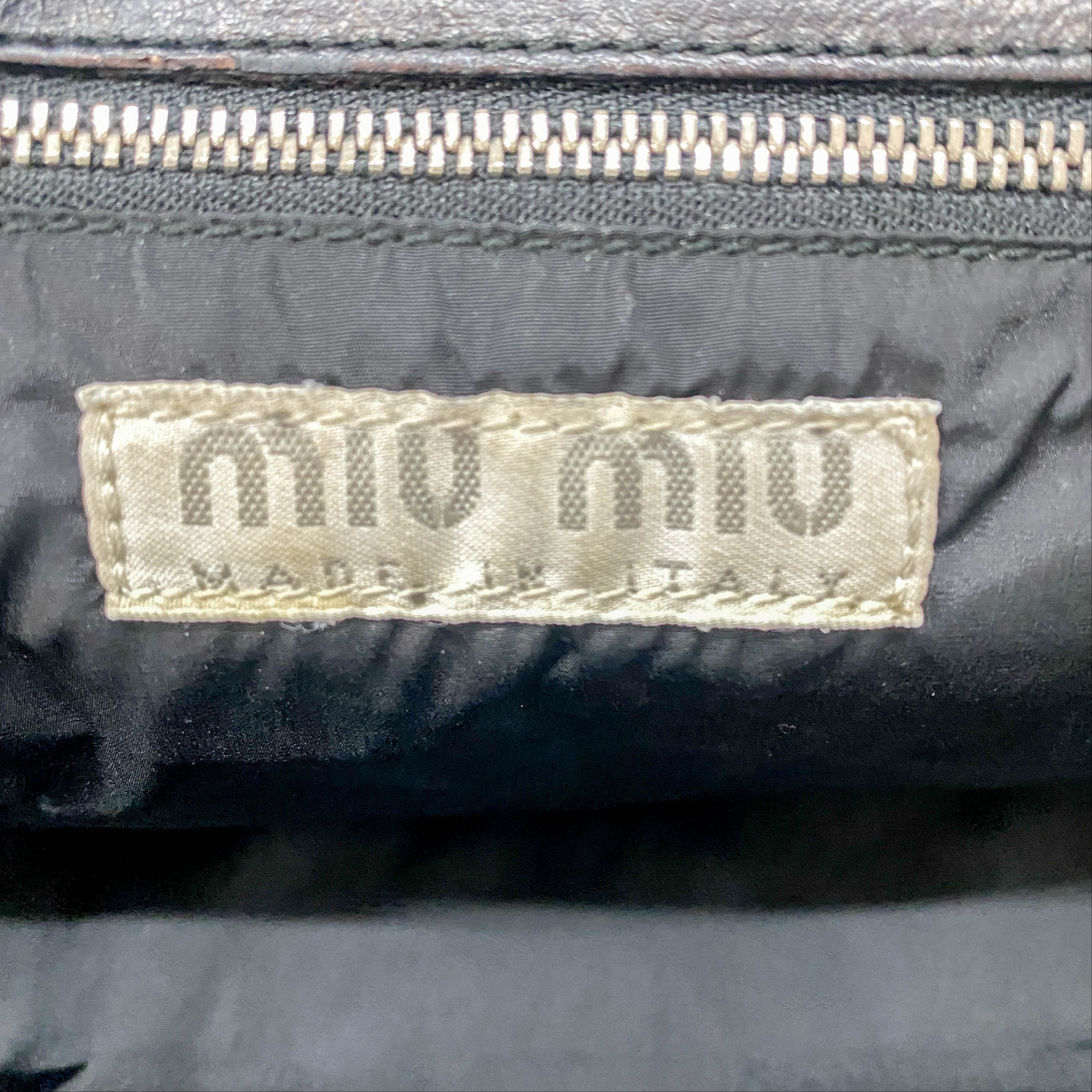 Archive Black Leather Shoulder Bag