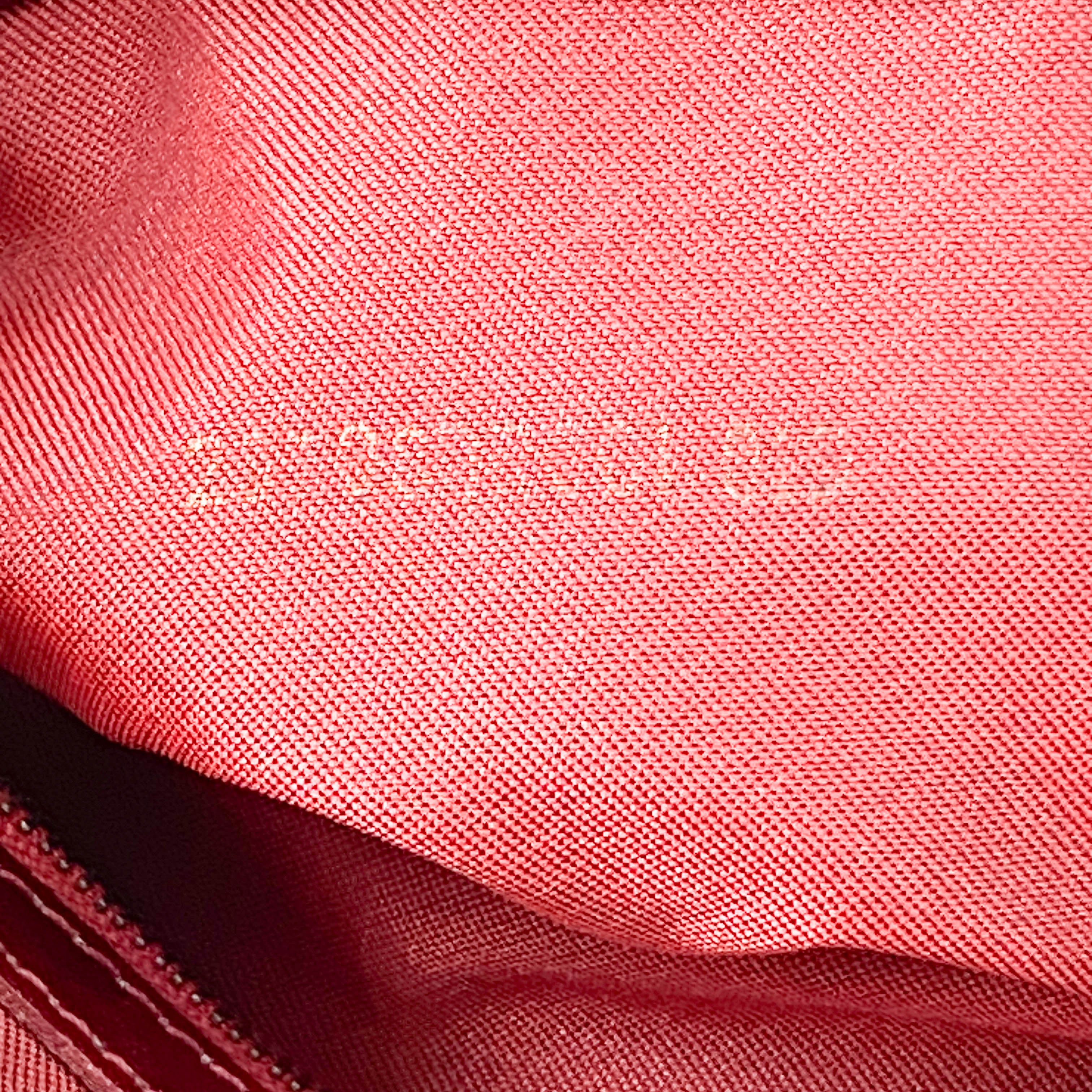 Mamma Baguette Red Corduroy Shoulder Bag