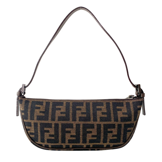 Zucca Brown Canvas Pouch