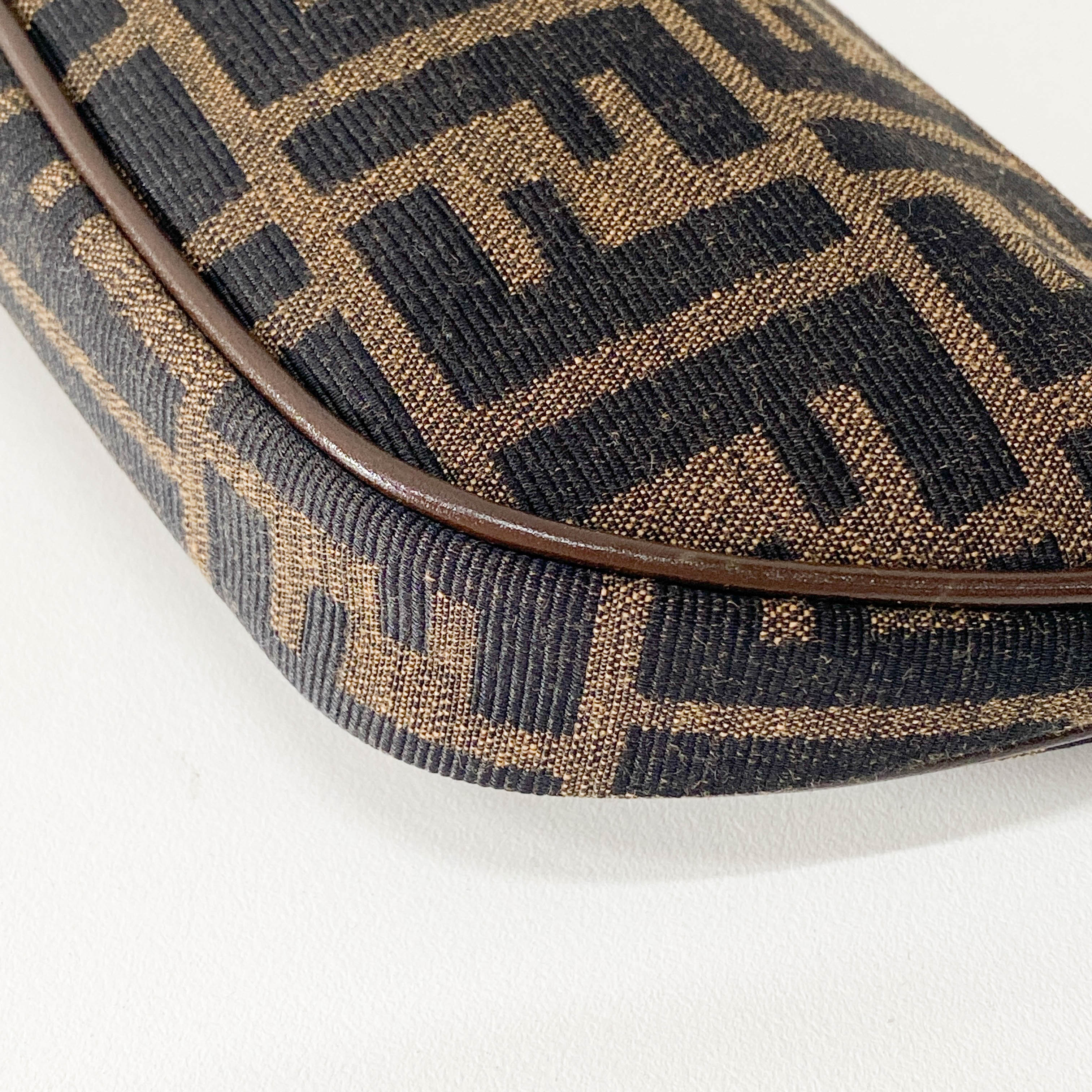 Zucca Brown Canvas Pouch