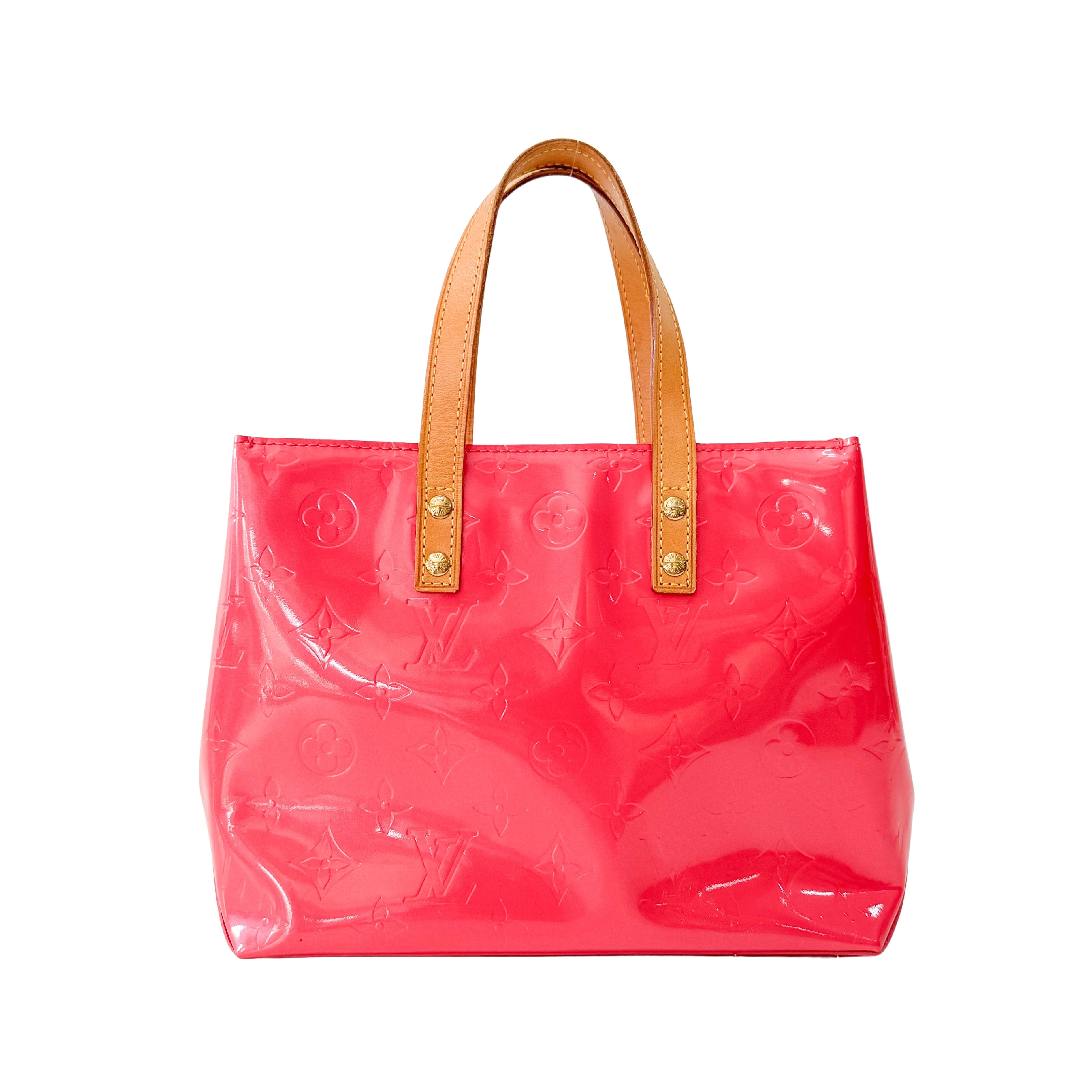 Monogram Vernis Pink Reade PM handbag