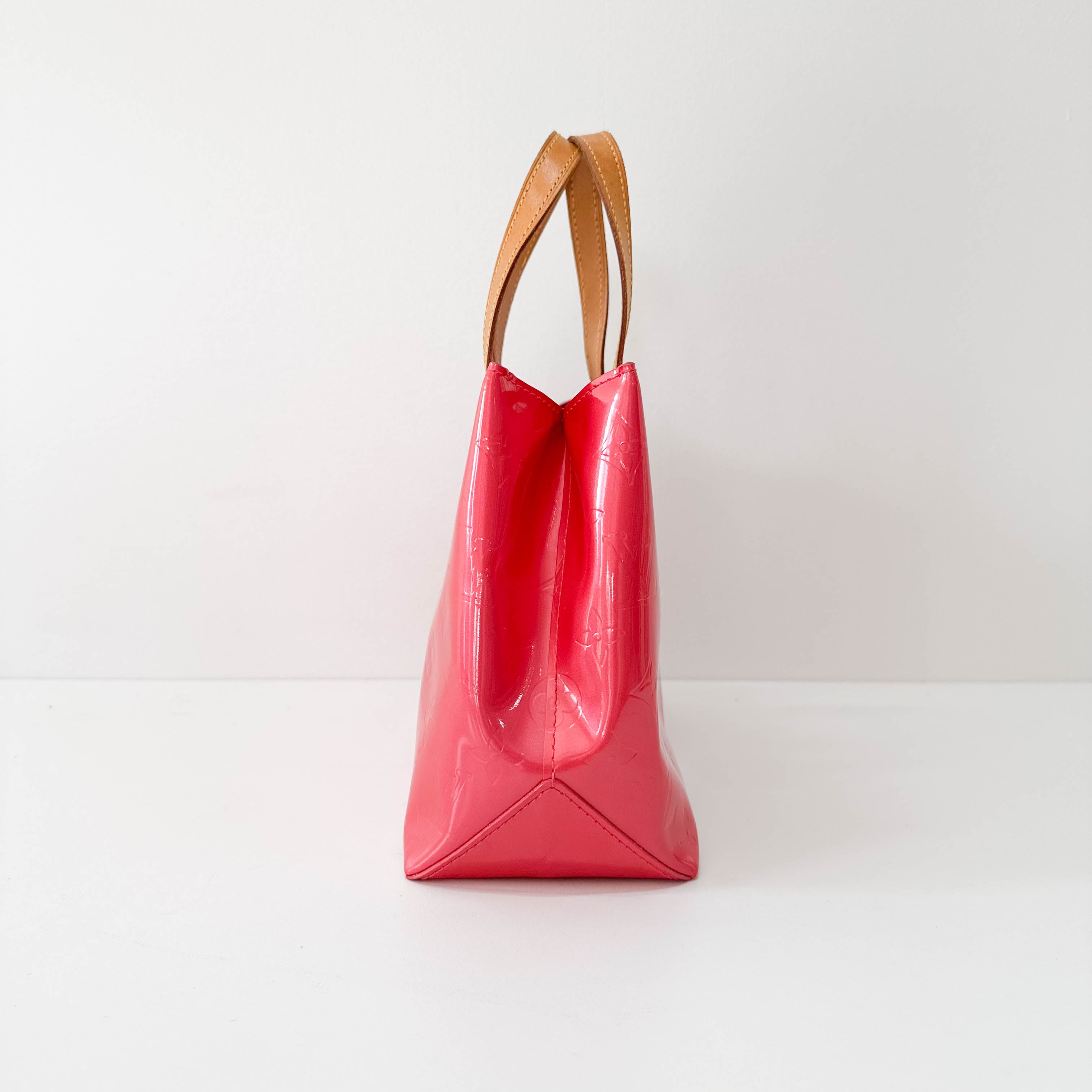 Monogram Vernis Pink Reade PM handbag