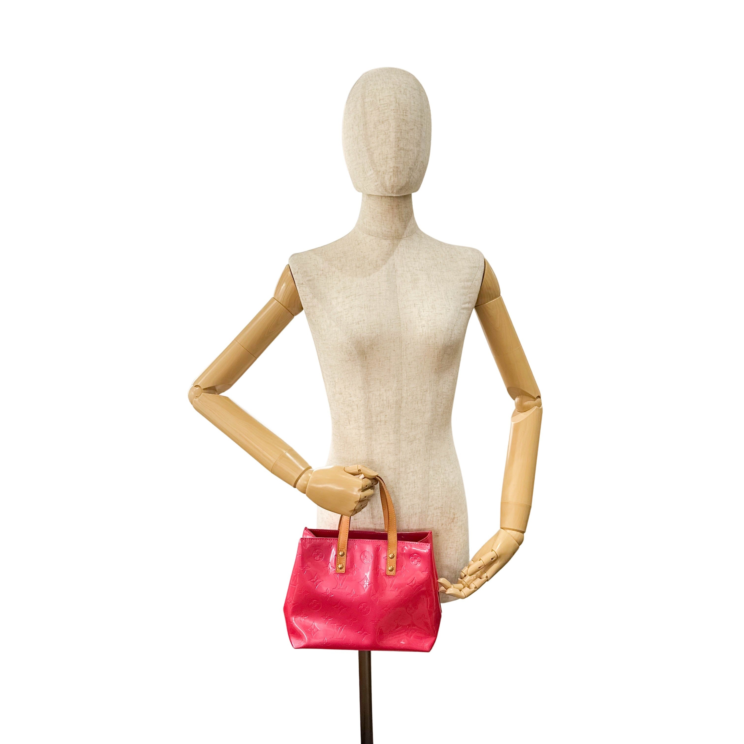 Monogram Vernis Pink Reade PM handbag