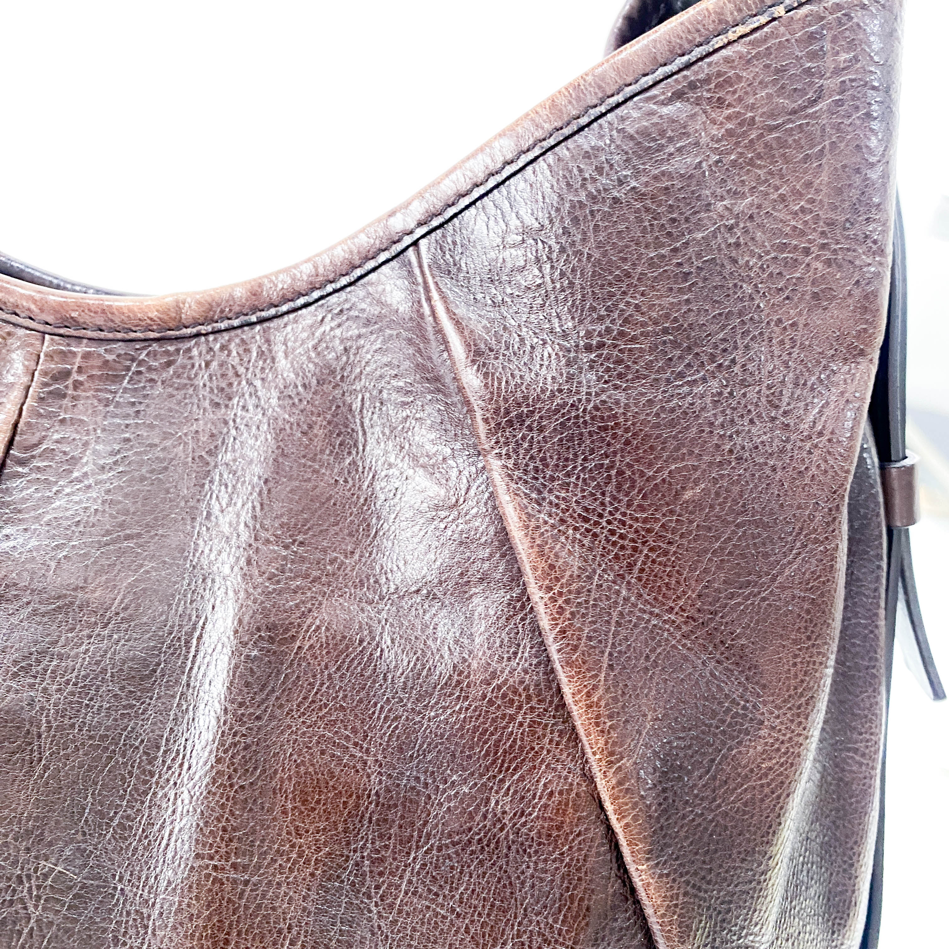 Mombasa Brown Leather Shoulder Bag