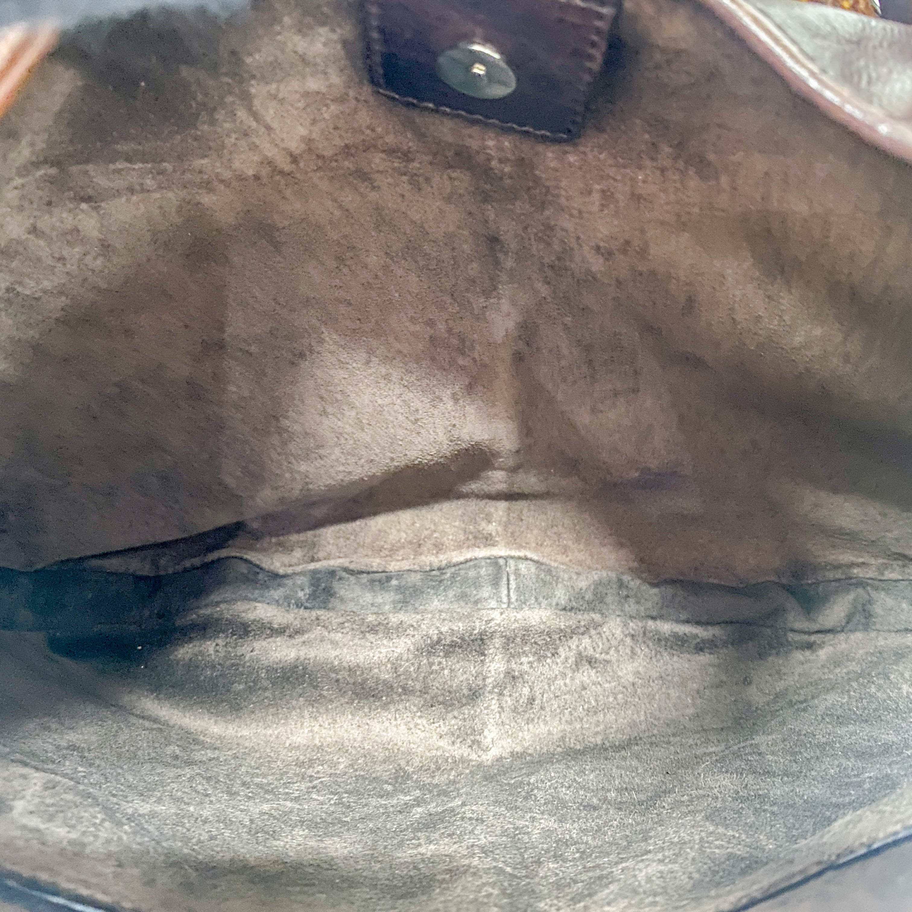 Mombasa Brown Leather Shoulder Bag