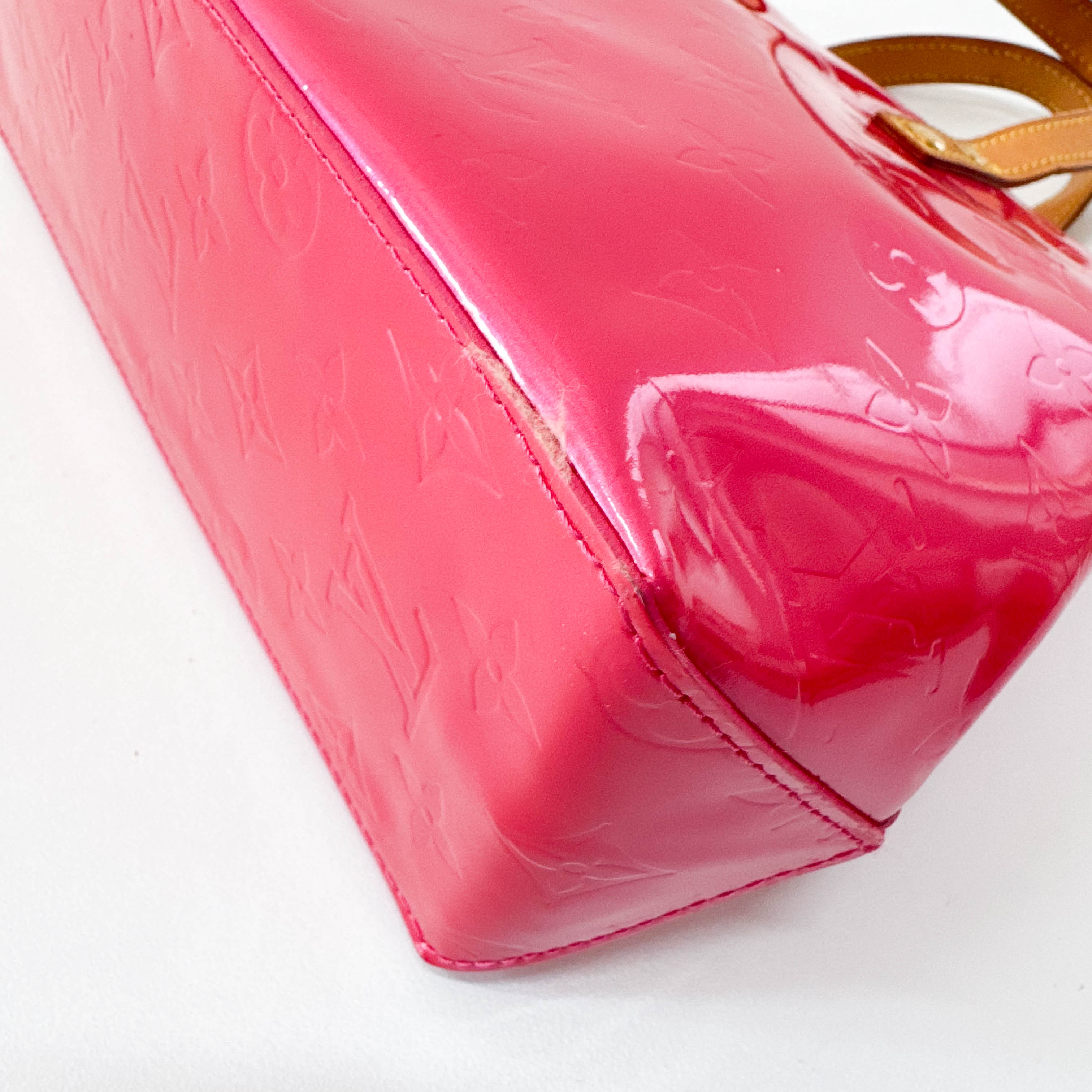 Monogram Vernis Pink Reade PM handbag