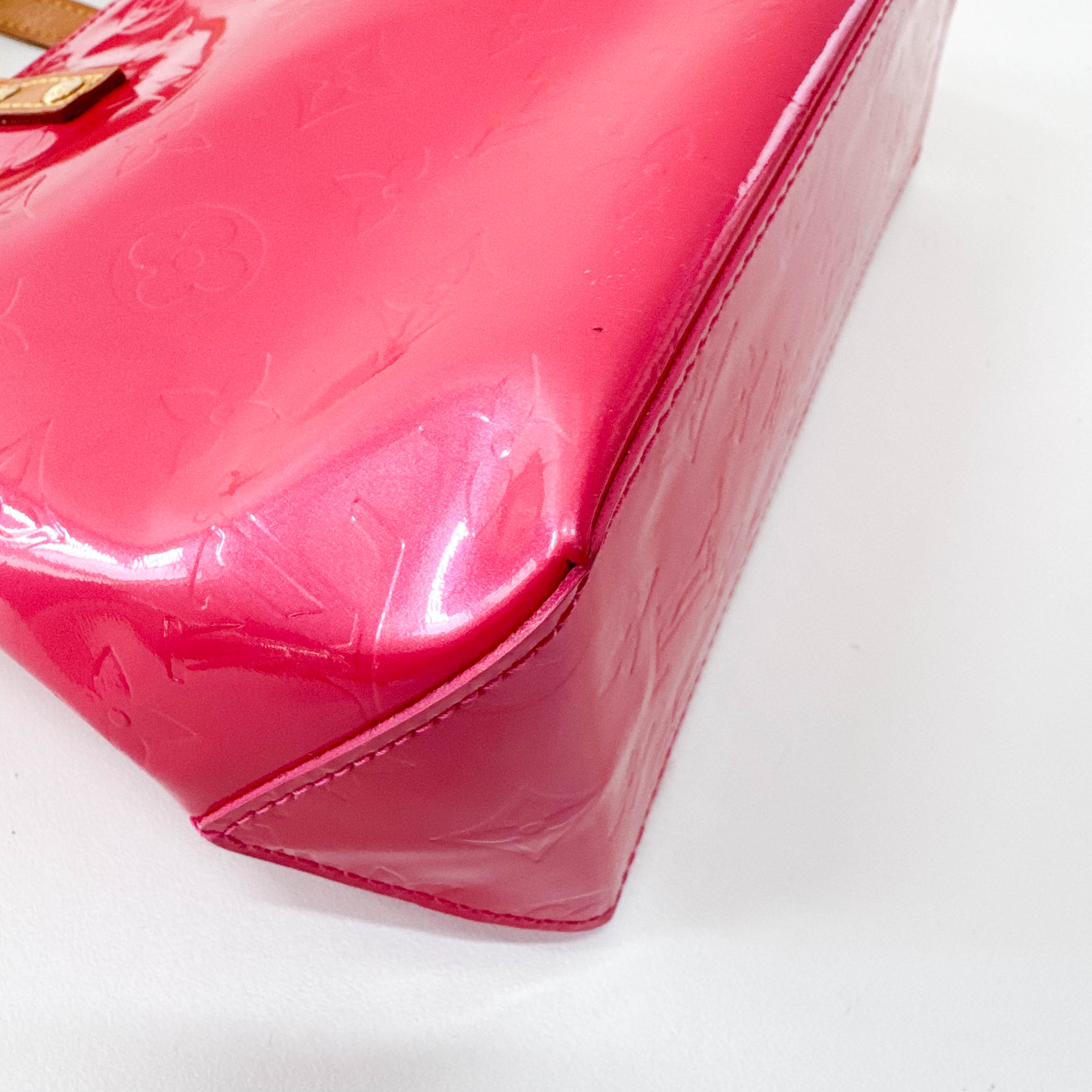 Monogram Vernis Pink Reade PM handbag