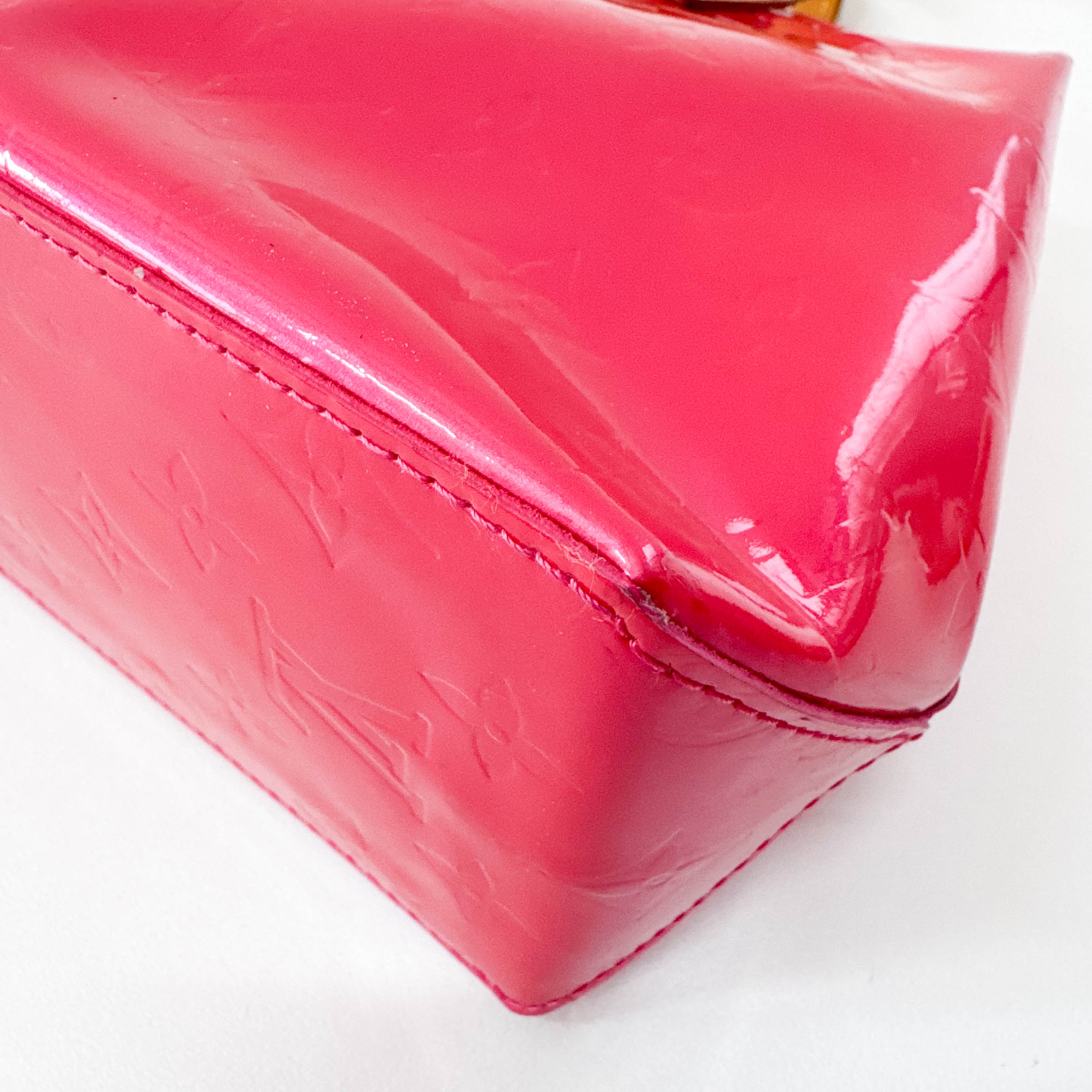 Monogram Vernis Pink Reade PM handbag