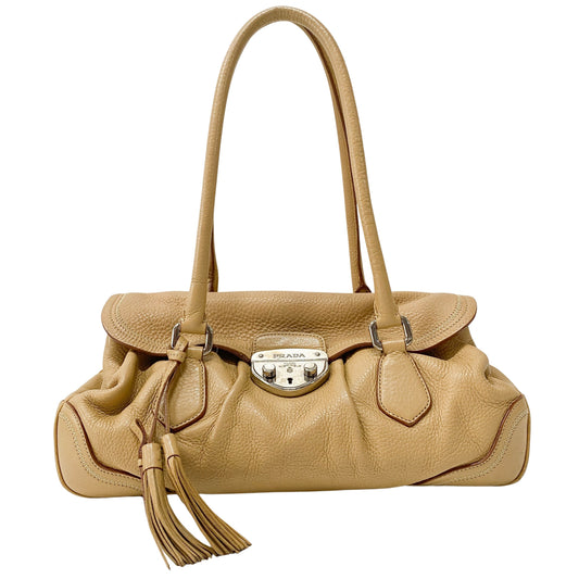 Brown Leather Shoulder Bag