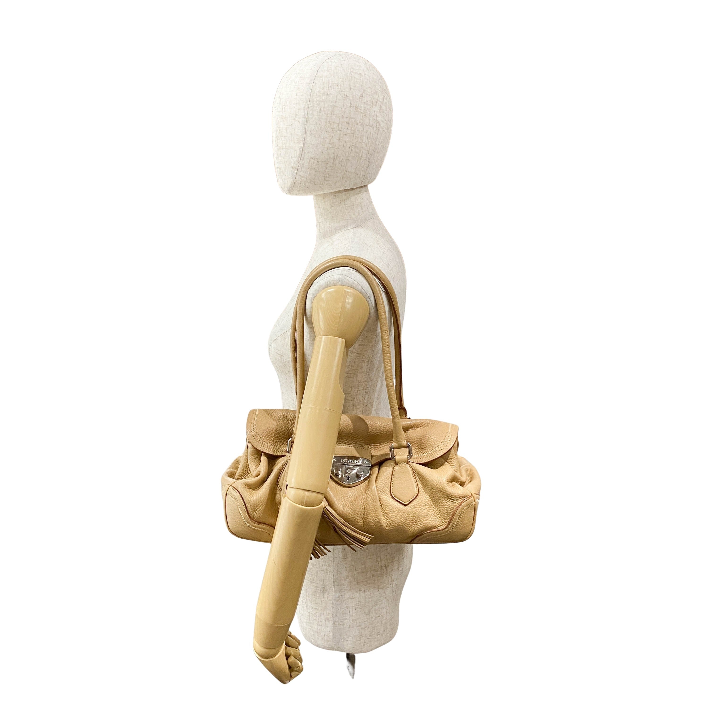 Brown Leather Shoulder Bag