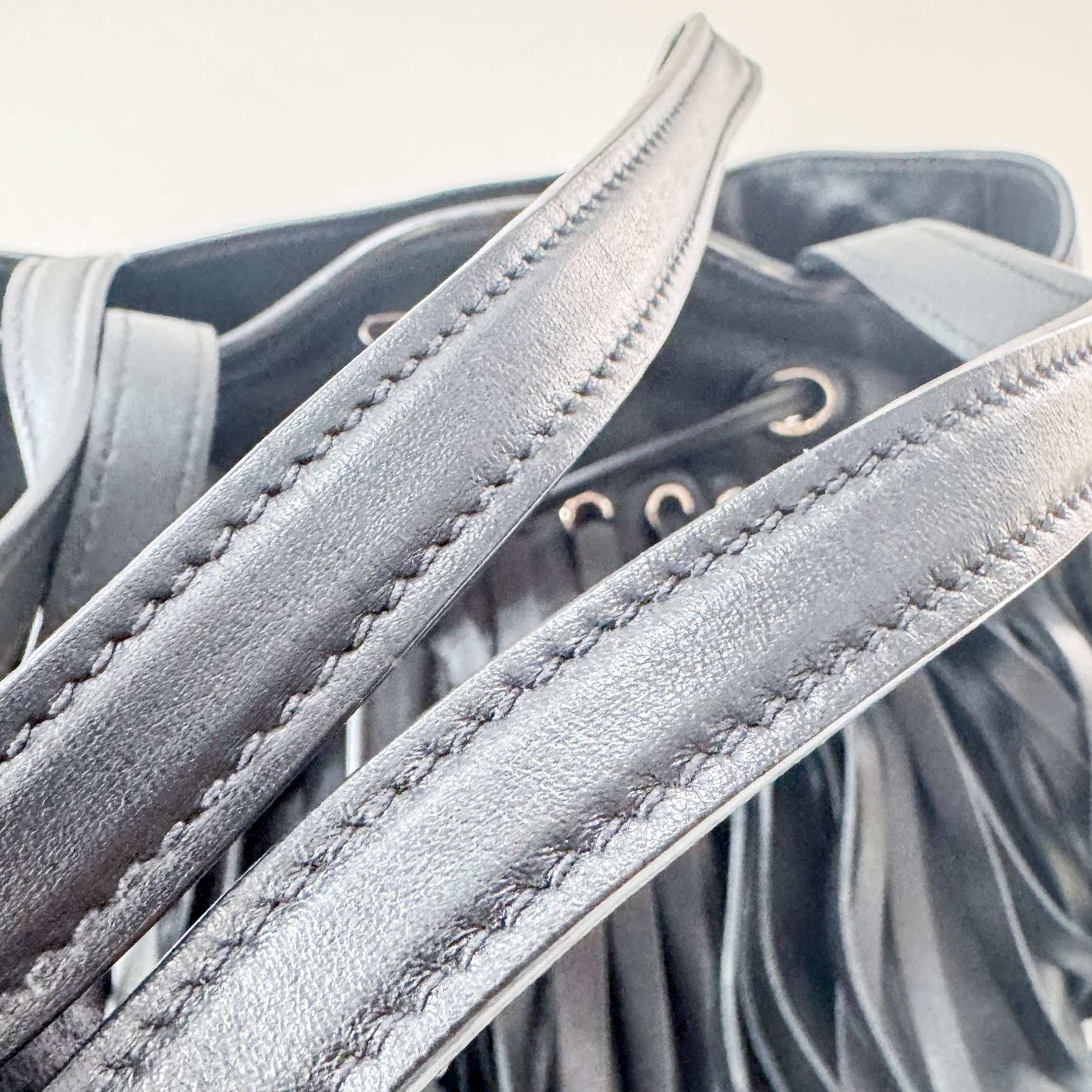 Black Leather Shoulder Bag