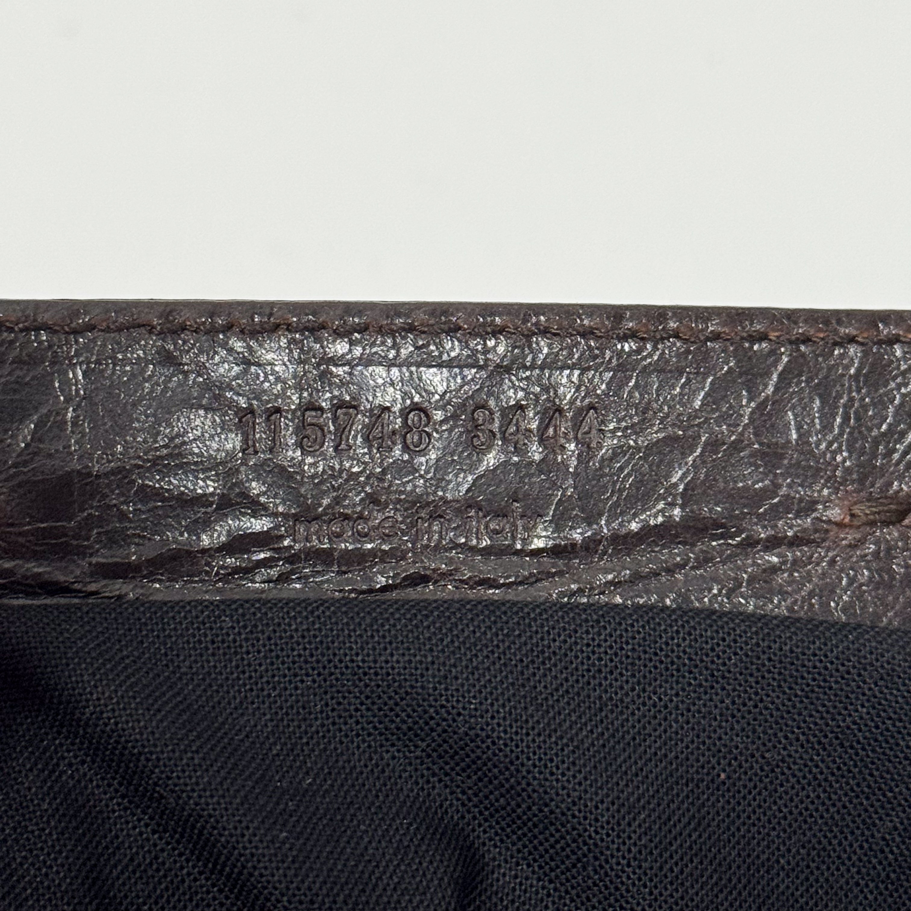 The Giant City Brown Leather Two Way Bag