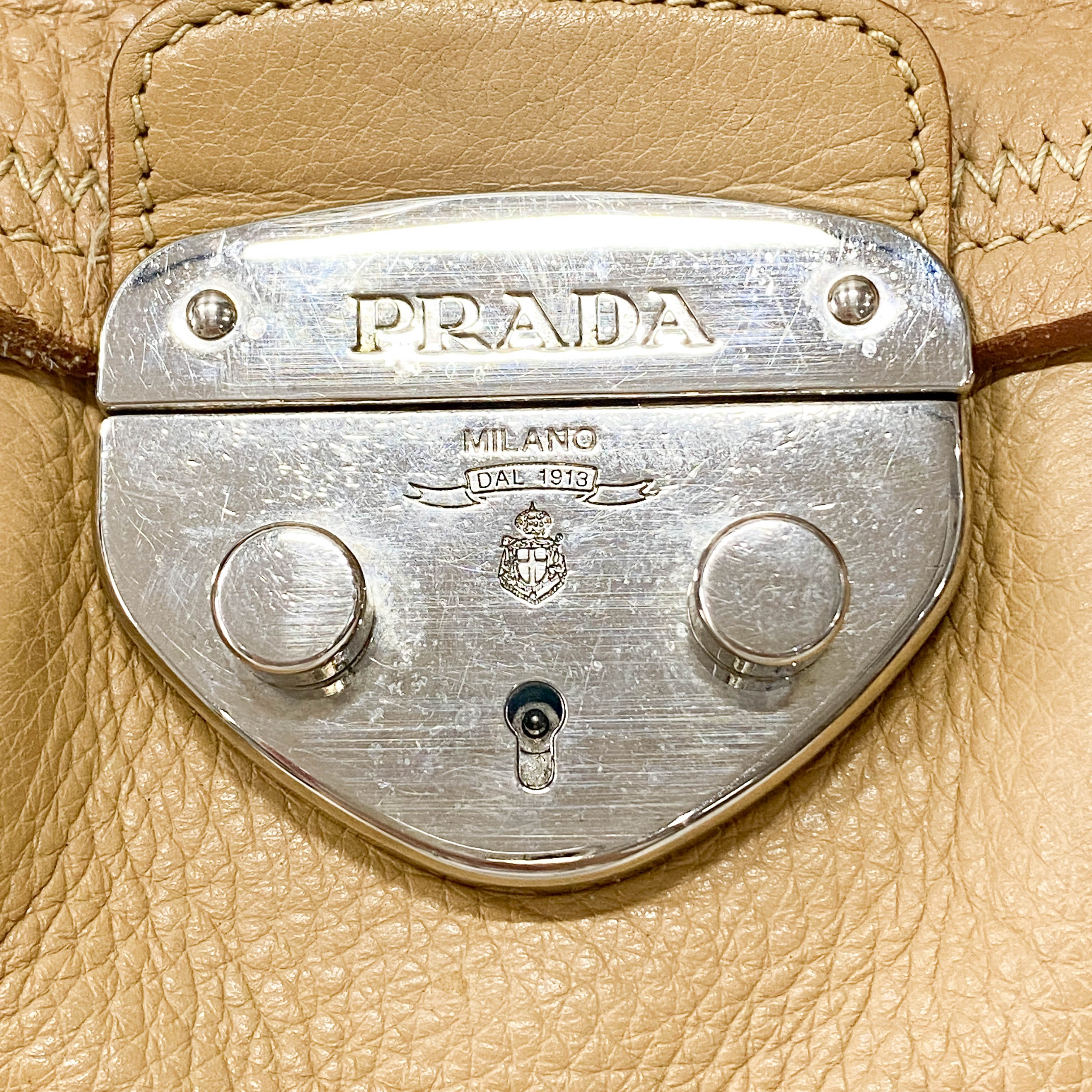 Brown Leather Shoulder Bag