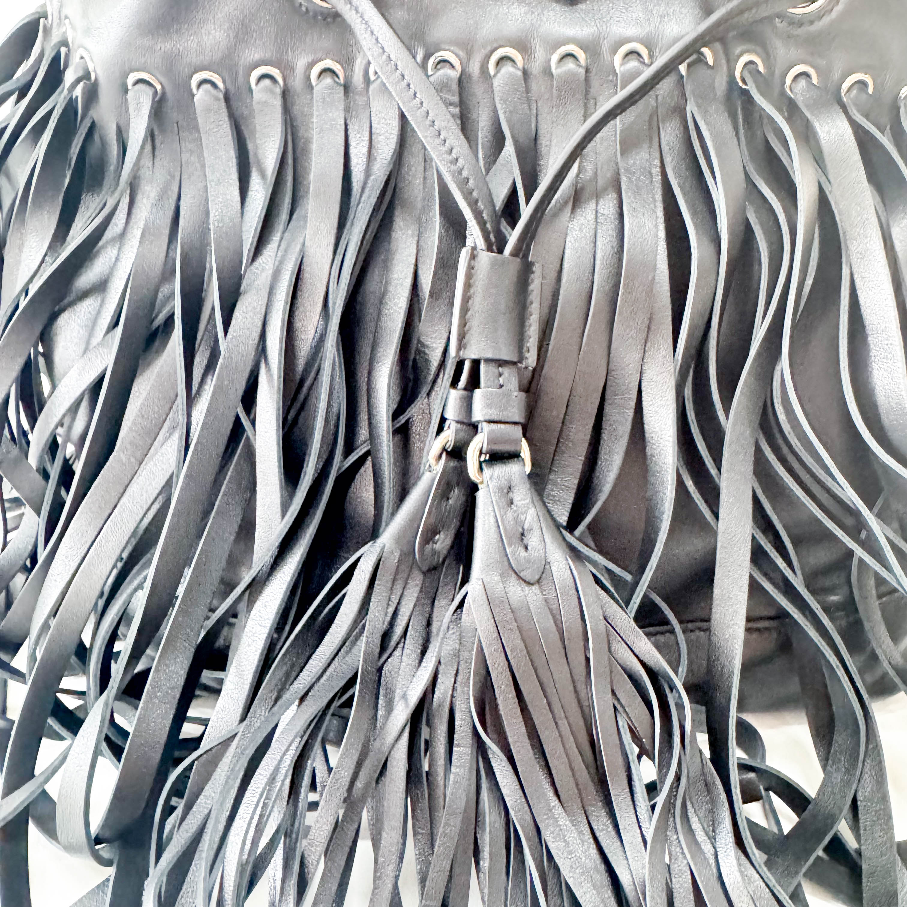 Black Leather Shoulder Bag