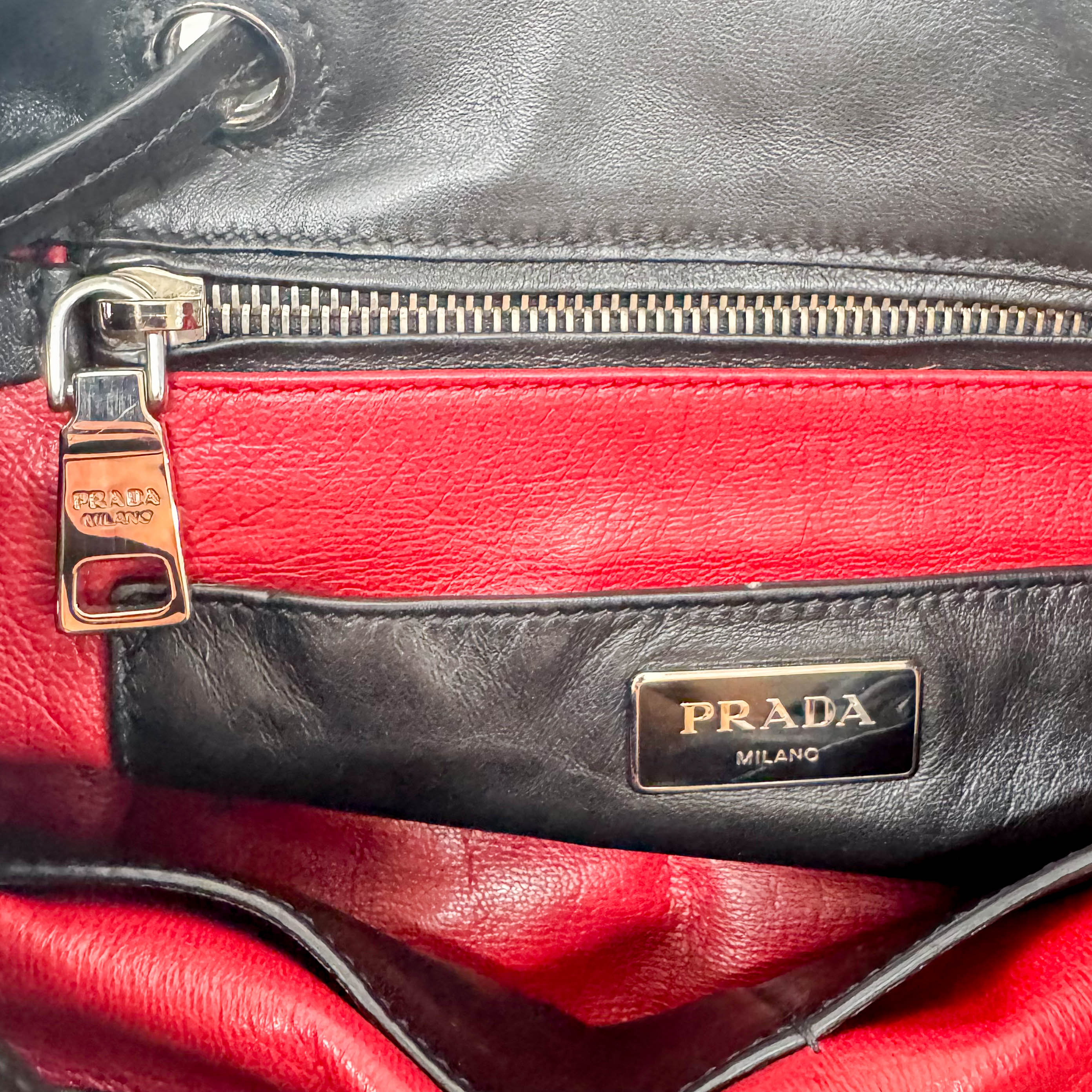 Black Leather Shoulder Bag