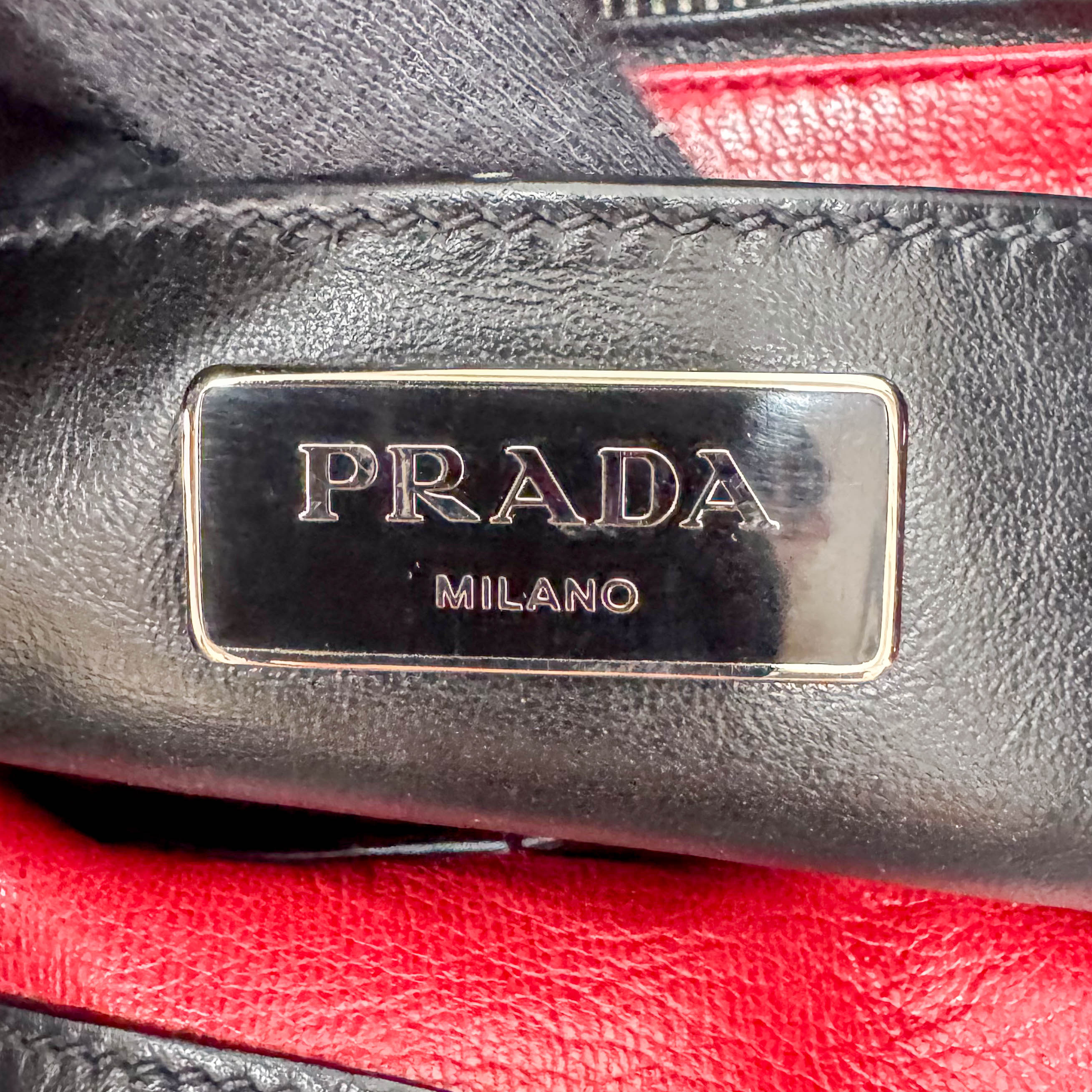 Black Leather Shoulder Bag