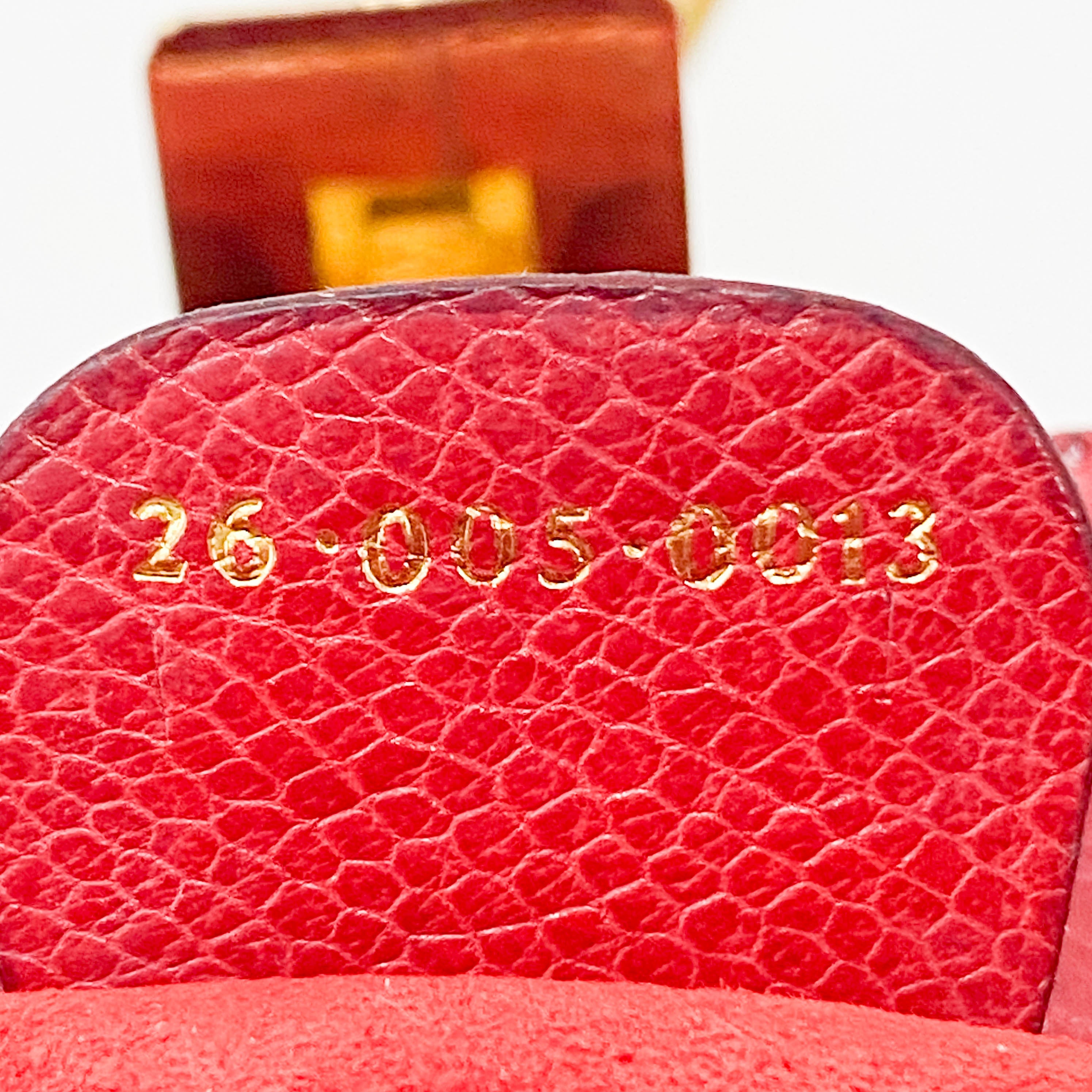 Red Leather Shoulder Bag