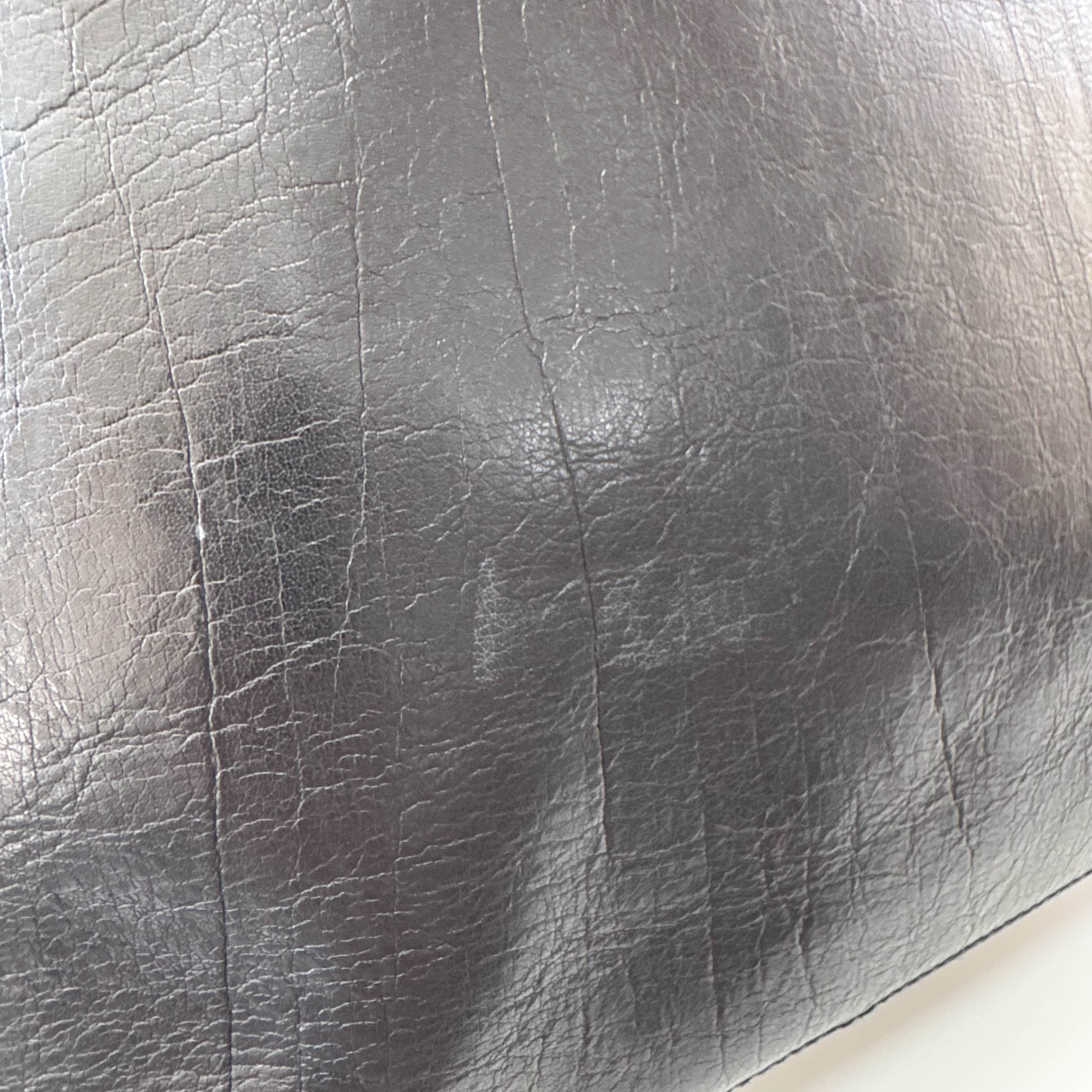 Archive Black Leather Shoulder Bag