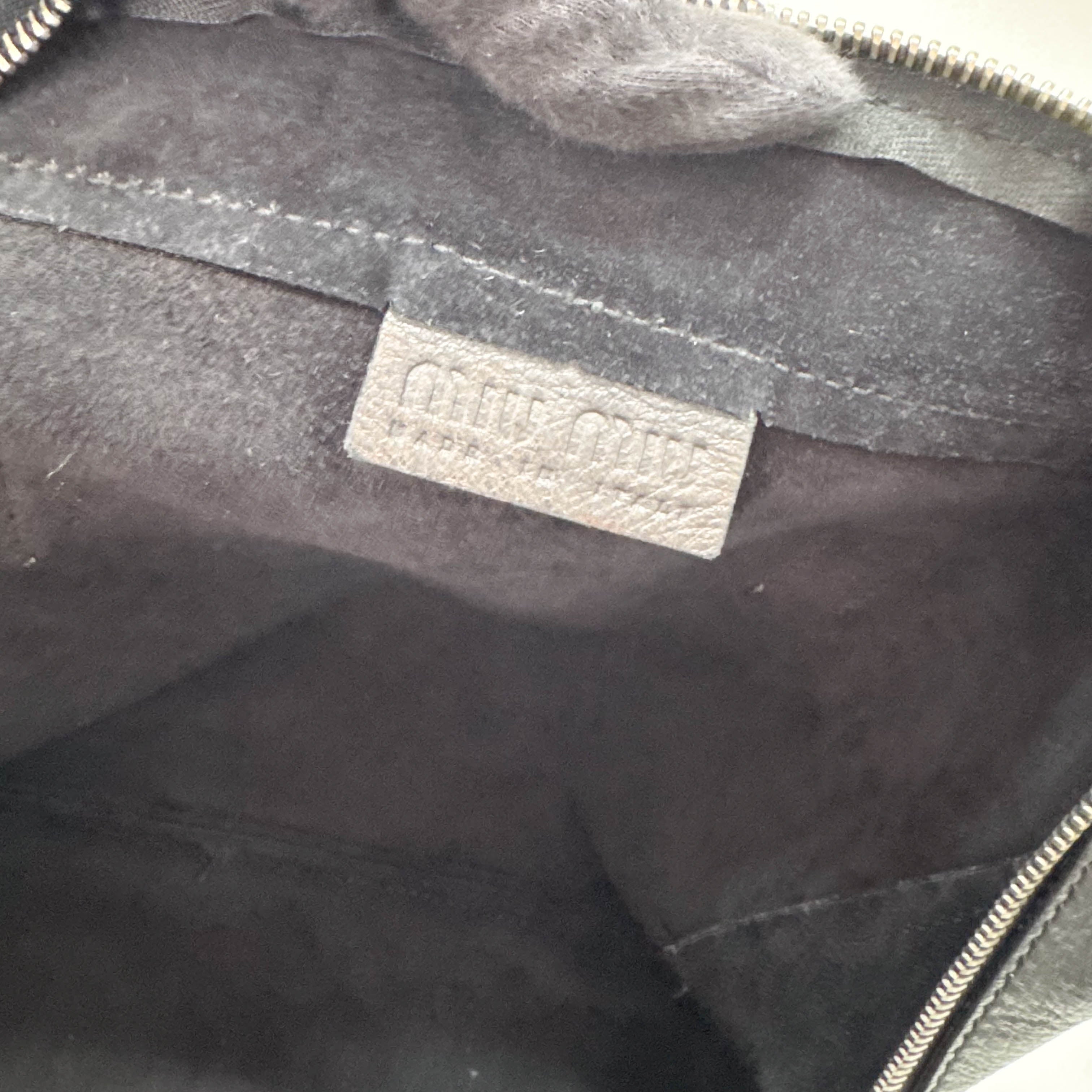 Archive Black Leather Shoulder Bag