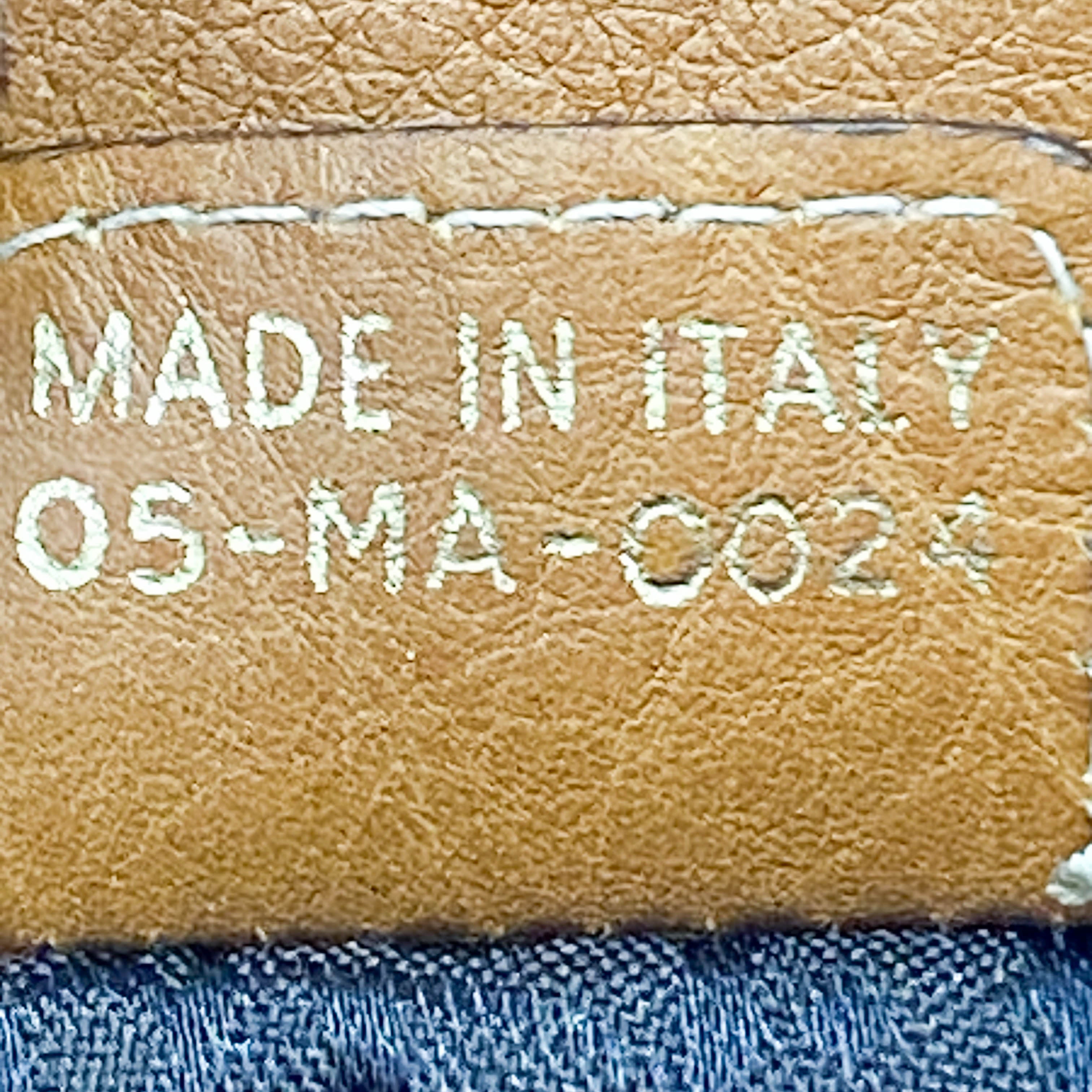 Brown Leather Charm Shoulder Bag