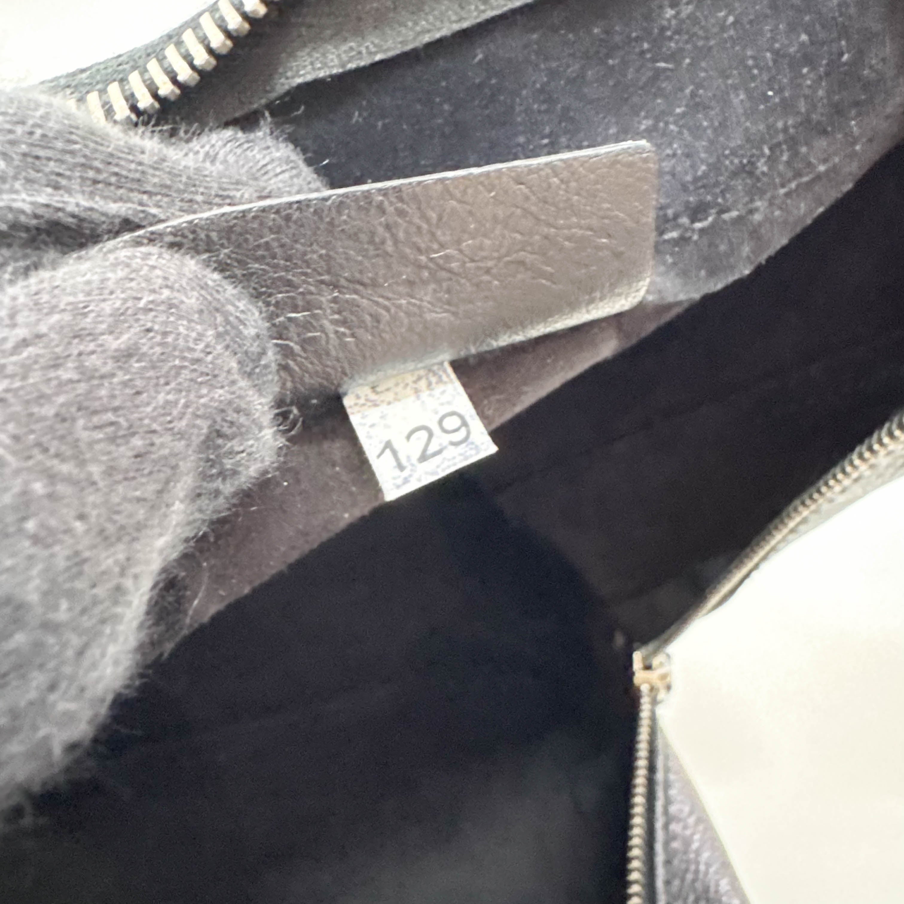 Archive Black Leather Shoulder Bag