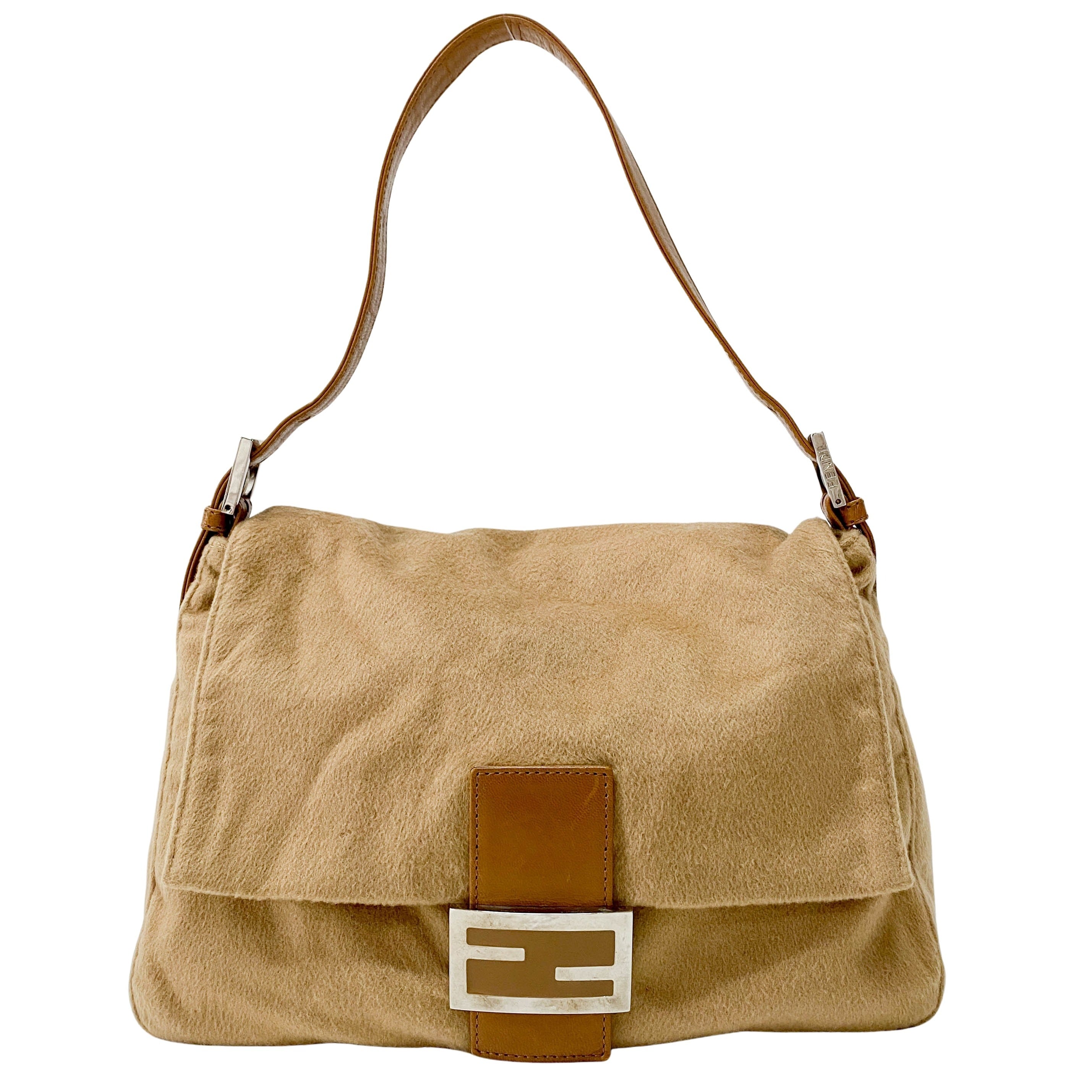 Mamma Baguette Brown Cashmere Bag