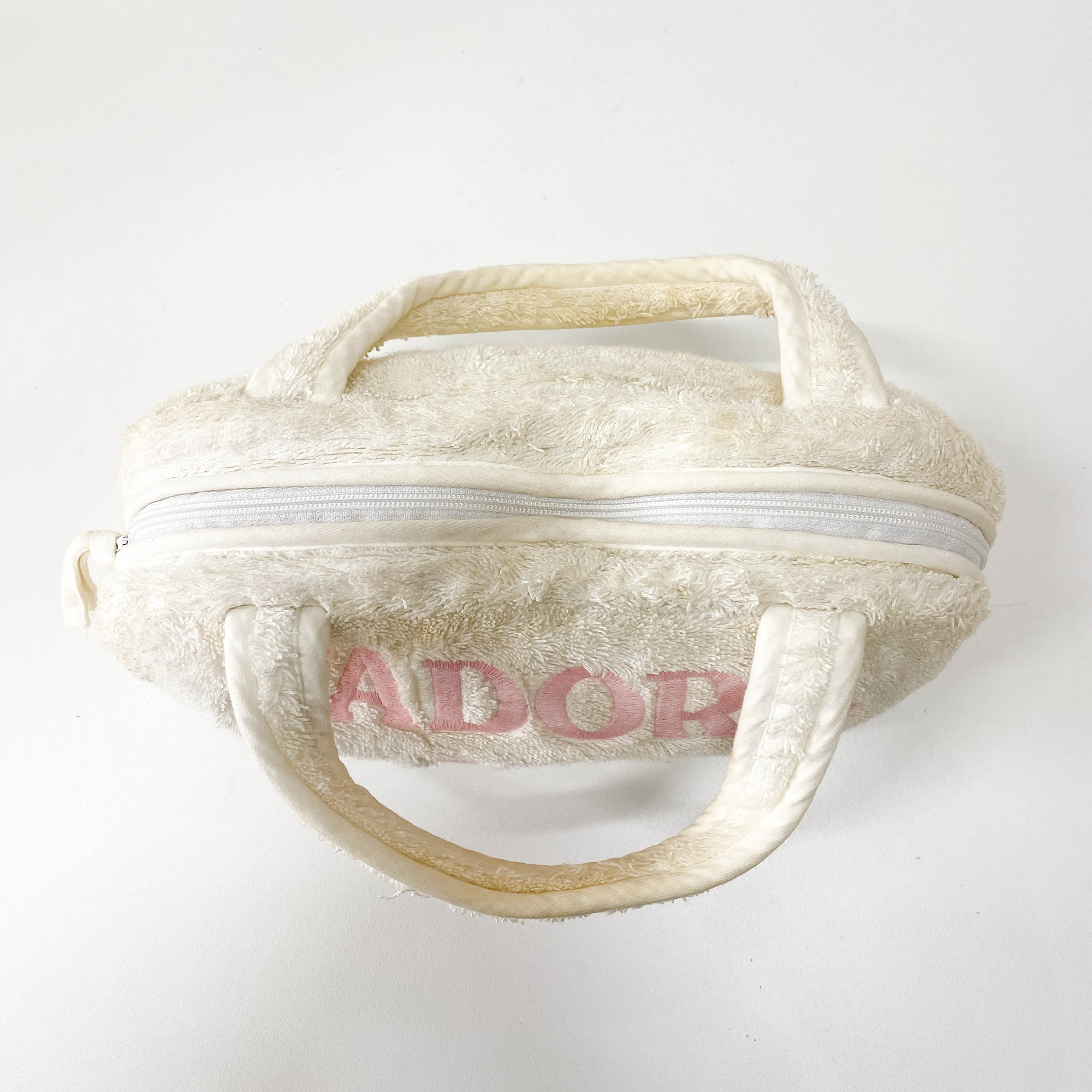 J'Adore Dior Terry Towel Mini Boston Bag