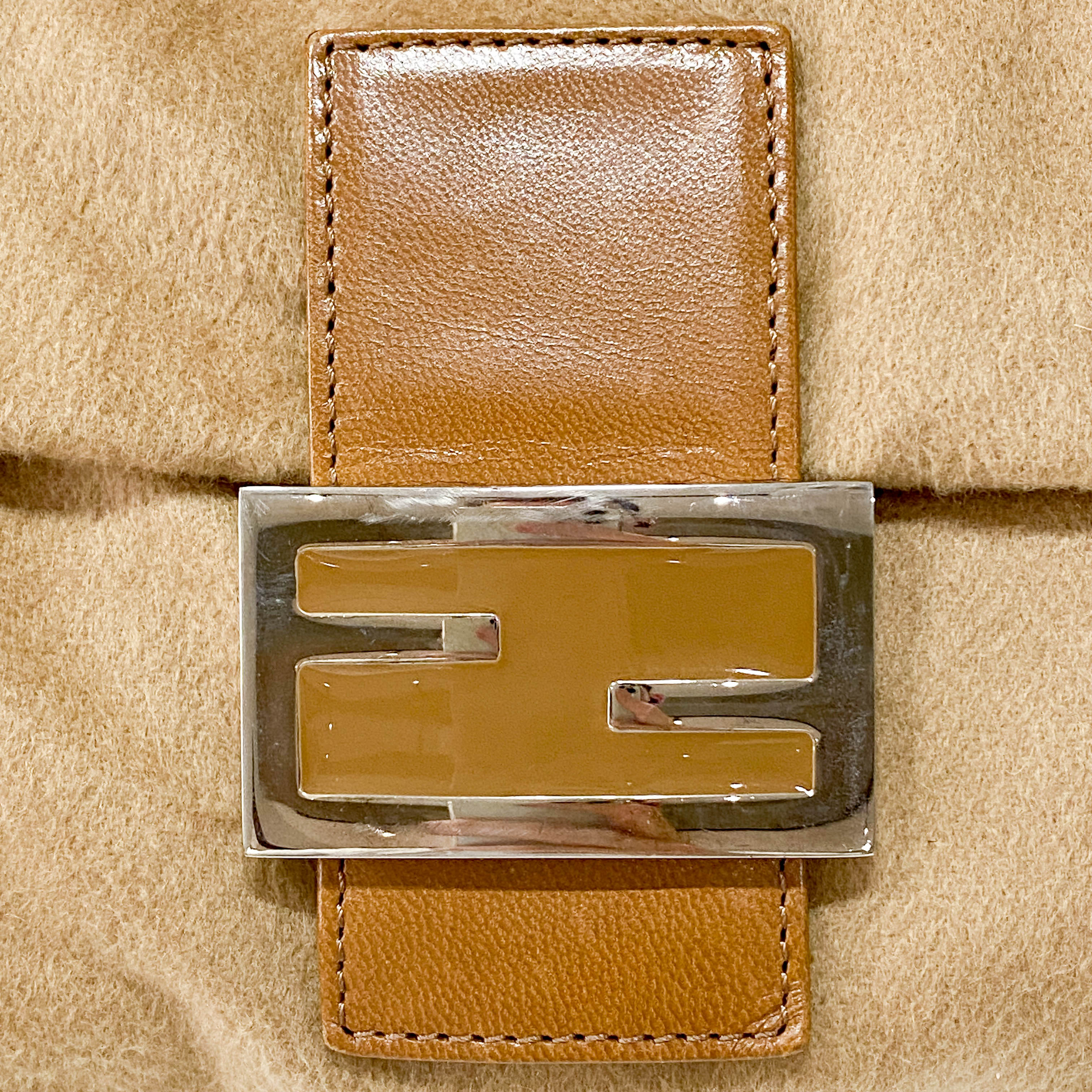 Mamma Baguette Brown Cashmere Bag