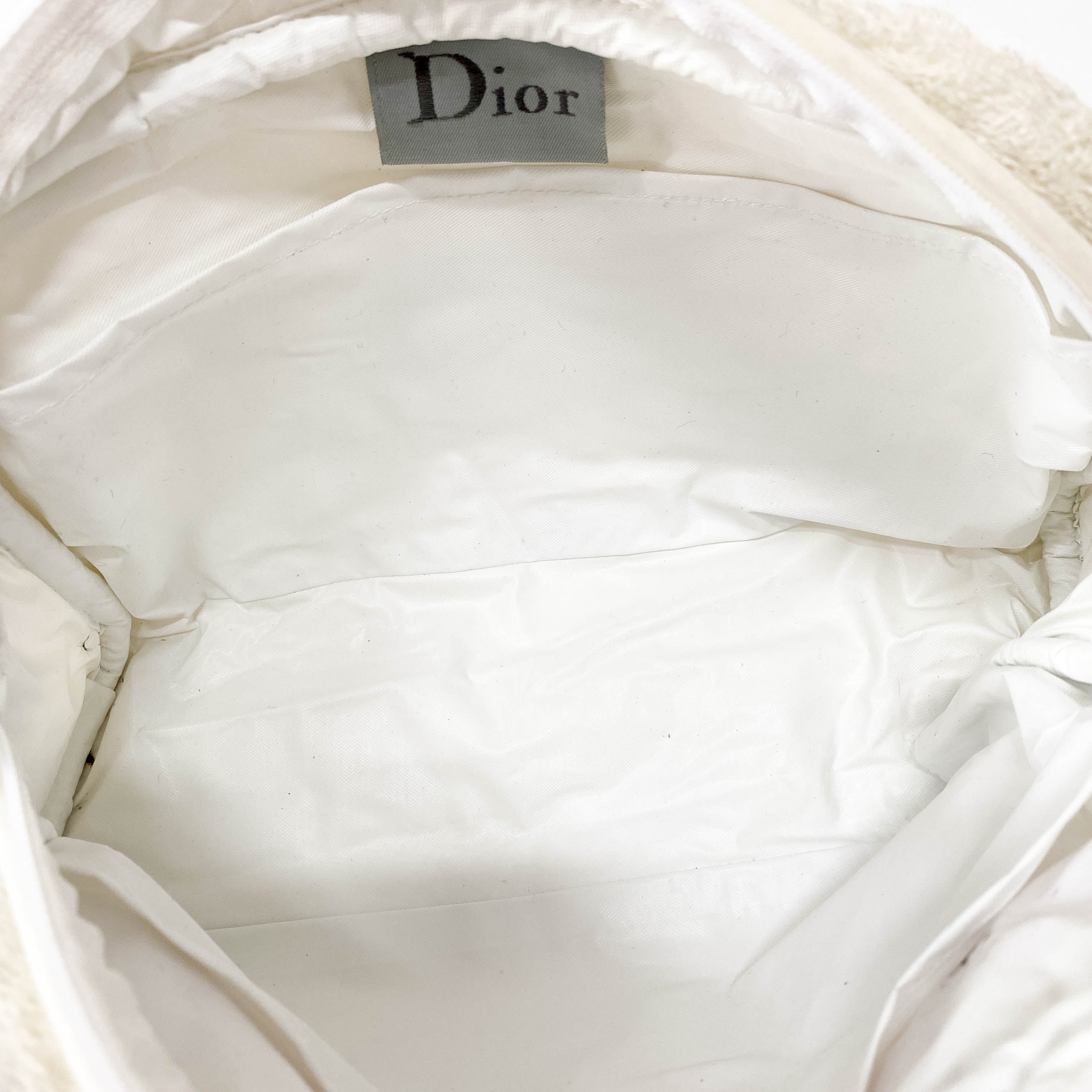 J'Adore Dior Terry Towel Mini Boston Bag