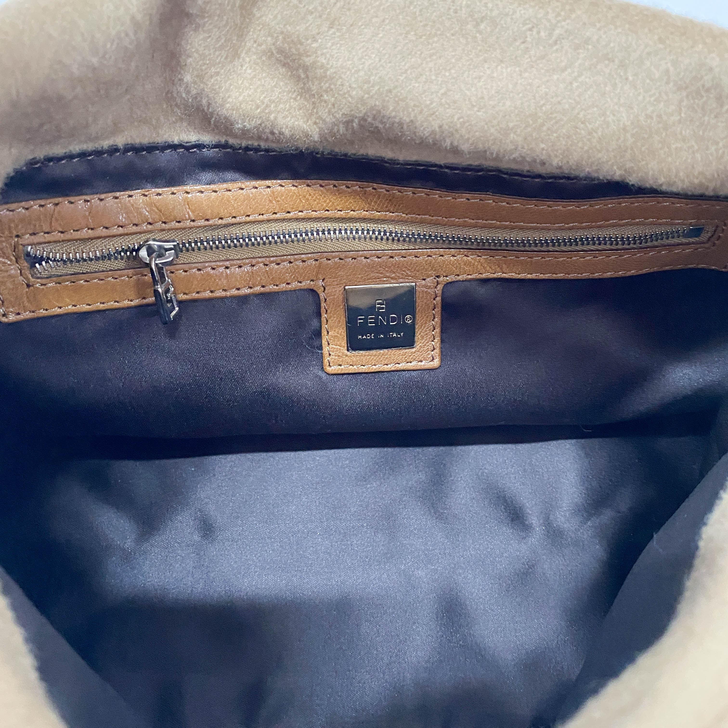 Mamma Baguette Brown Cashmere Bag