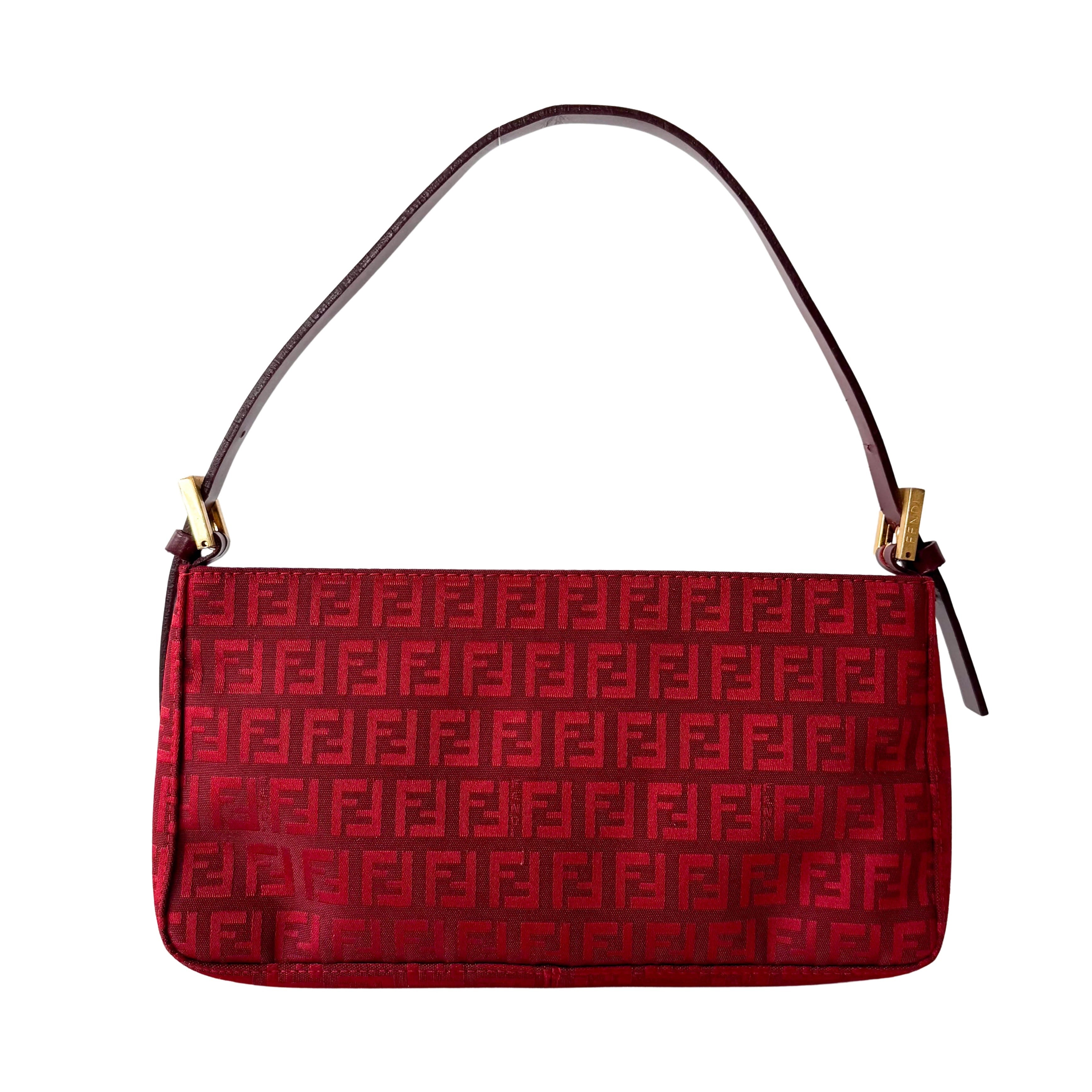 Zucchino Canvas Red Shoulder Bag