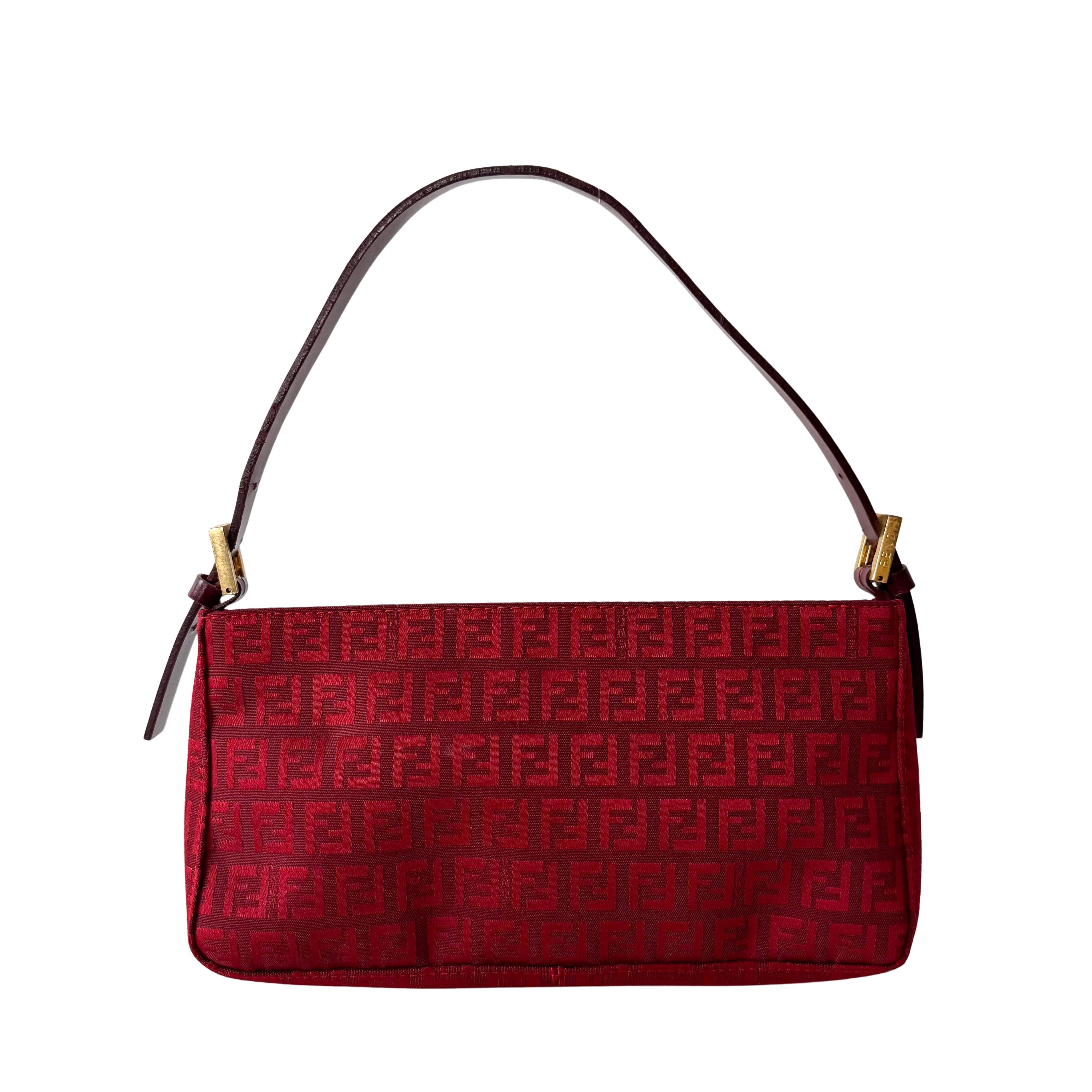 Zucchino Canvas Red Shoulder Bag