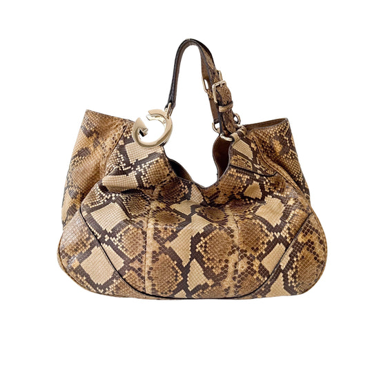 Leather Hobo Shoulder Bag