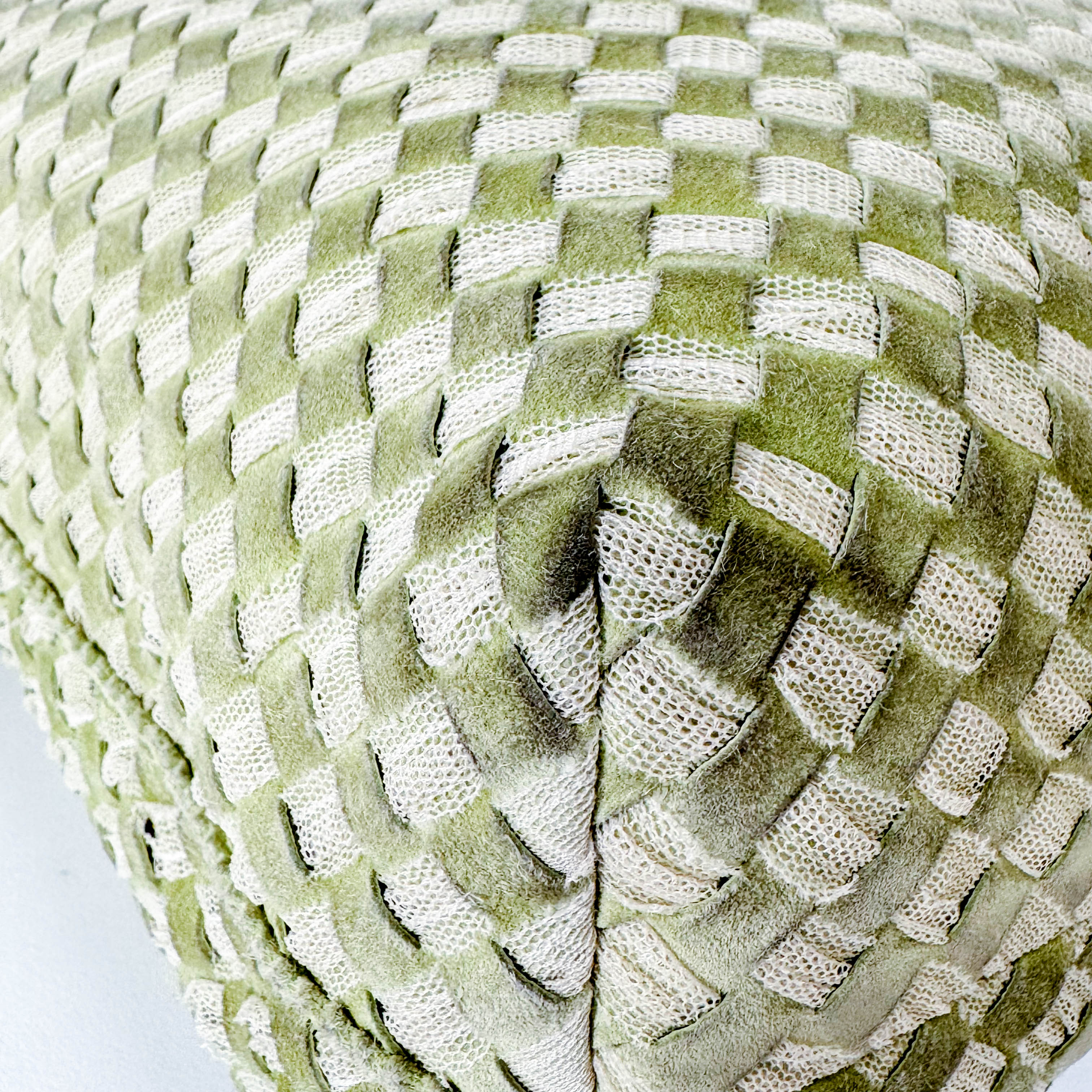 Green Suede Fringed Shoulder Bag