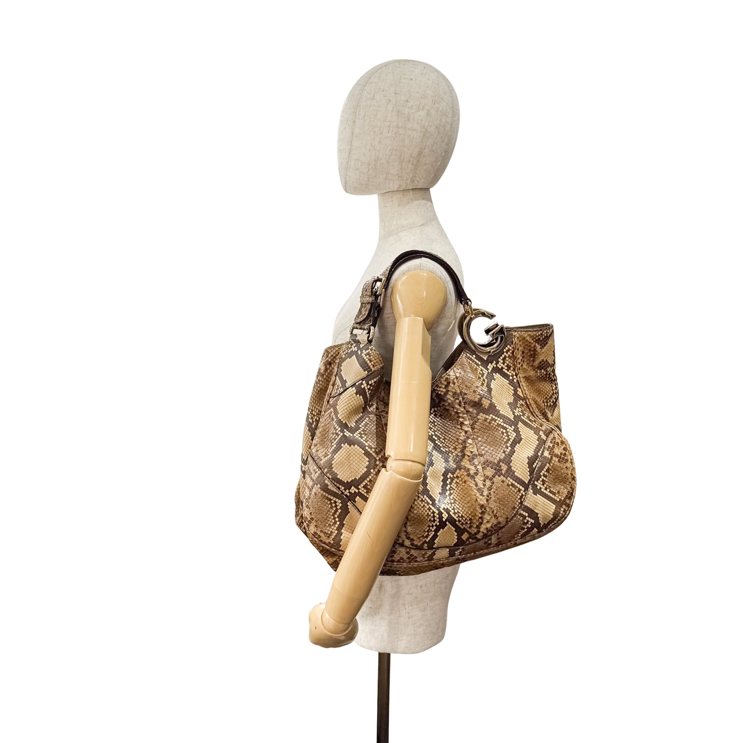 Leather Hobo Shoulder Bag