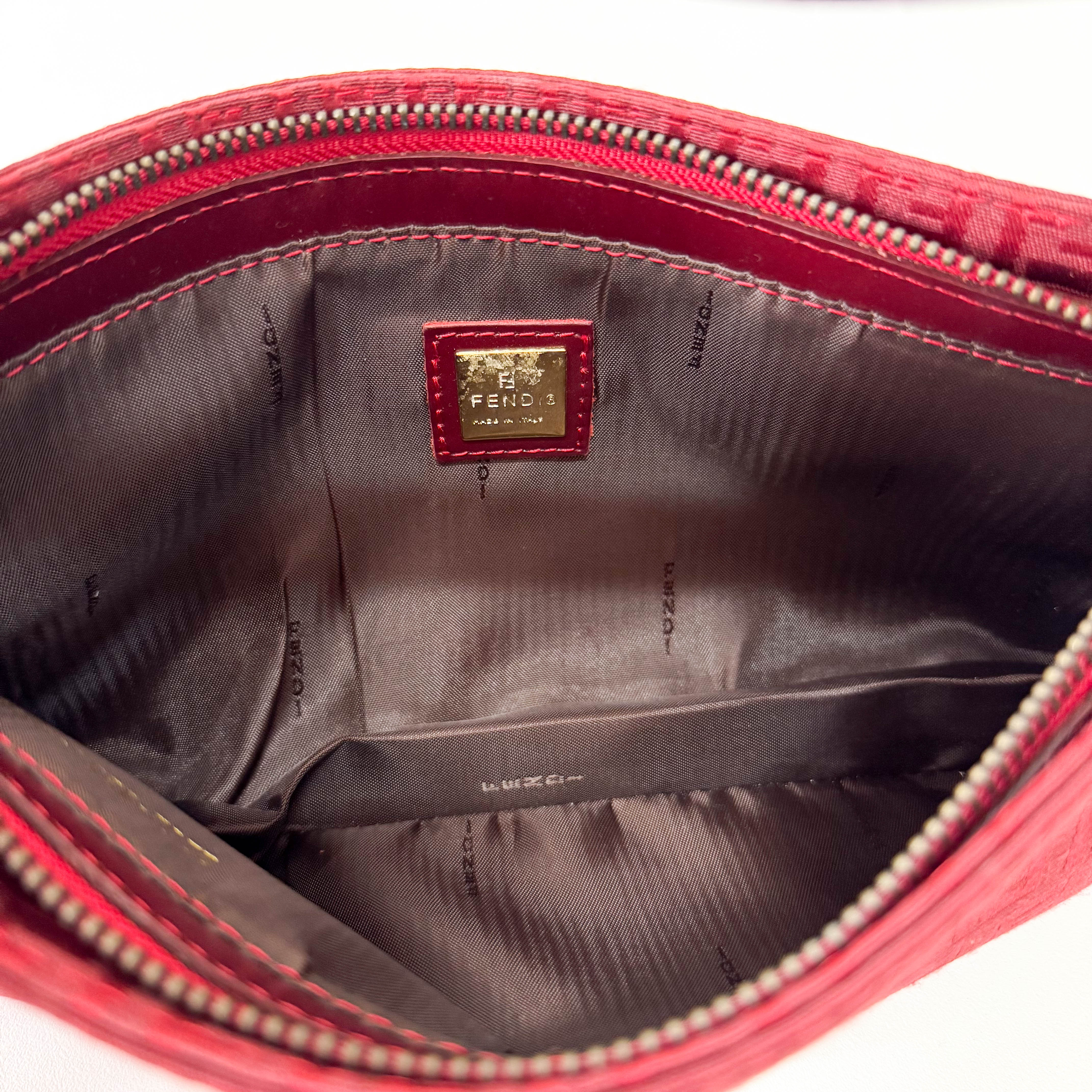 Zucchino Canvas Red Shoulder Bag