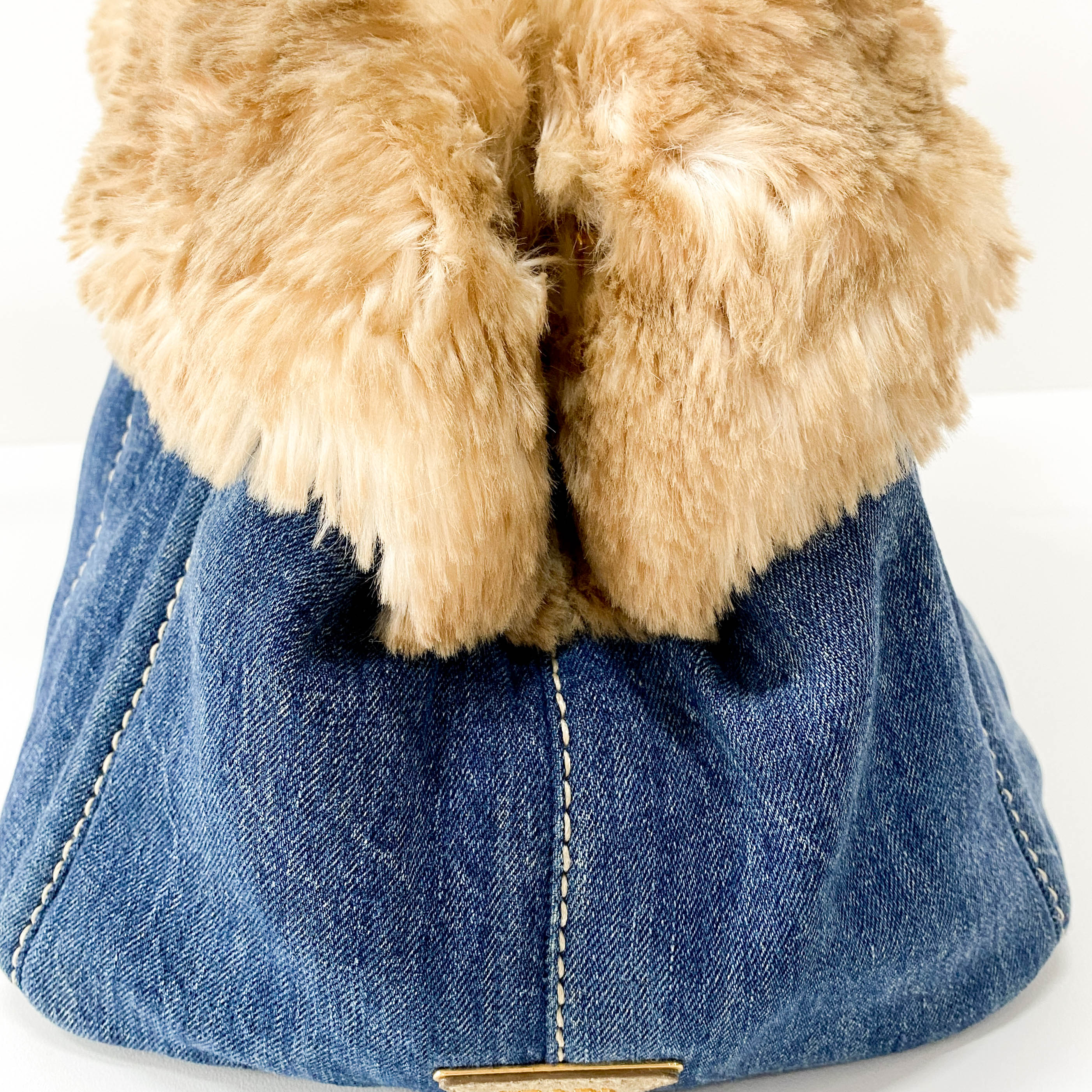 Canapa Fur and Denim Bag