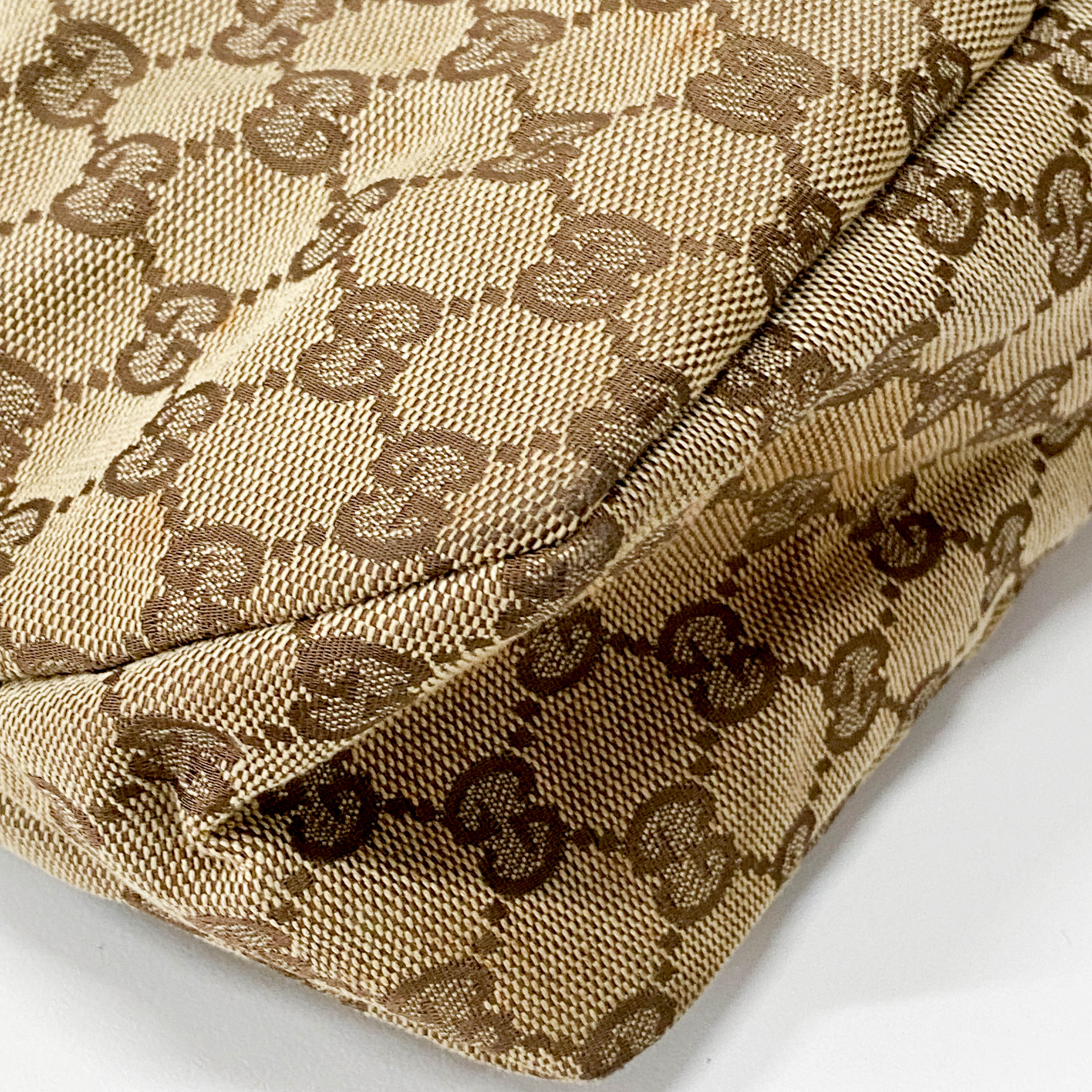 Brown GG Canvas Shoulder Bag