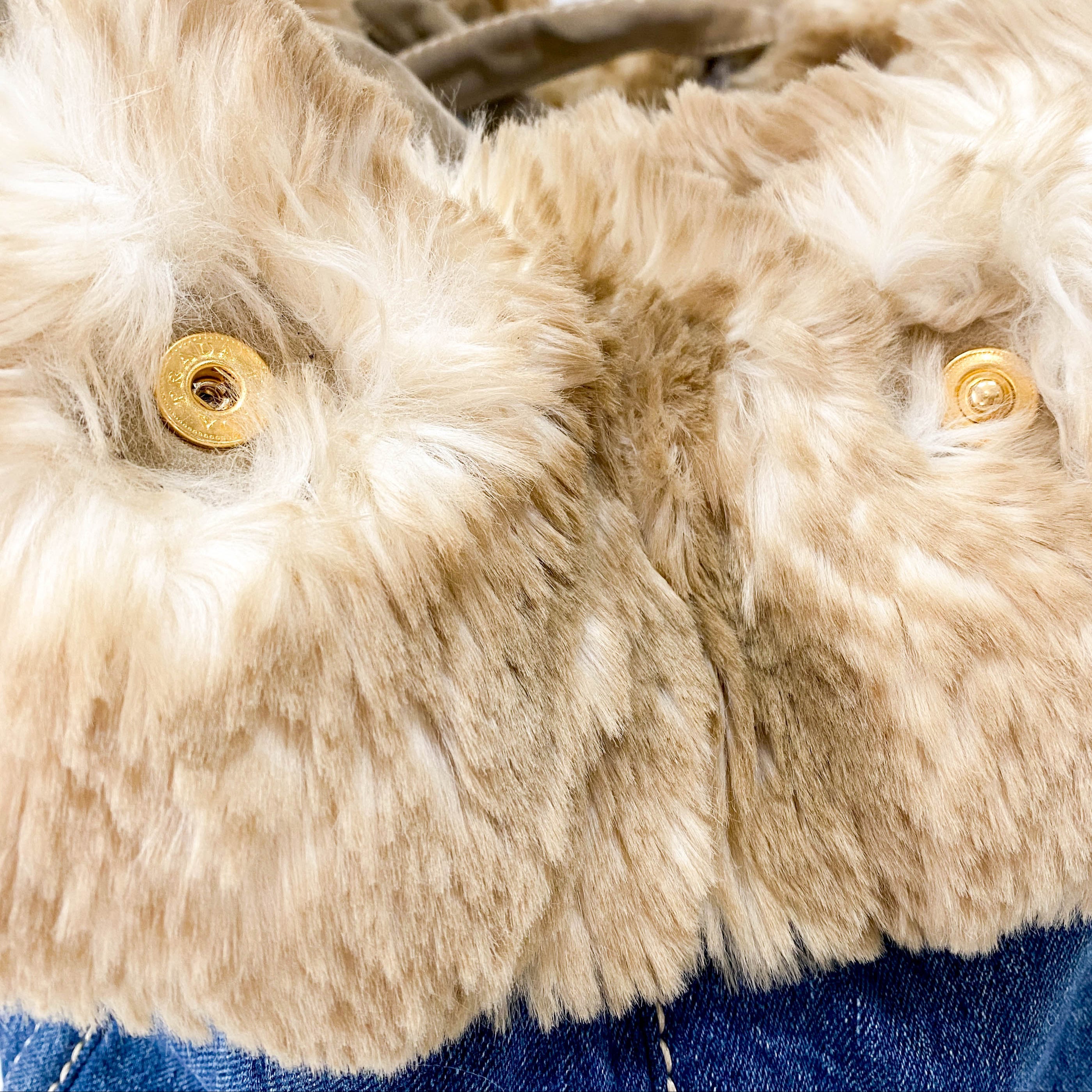 Canapa Fur and Denim Bag