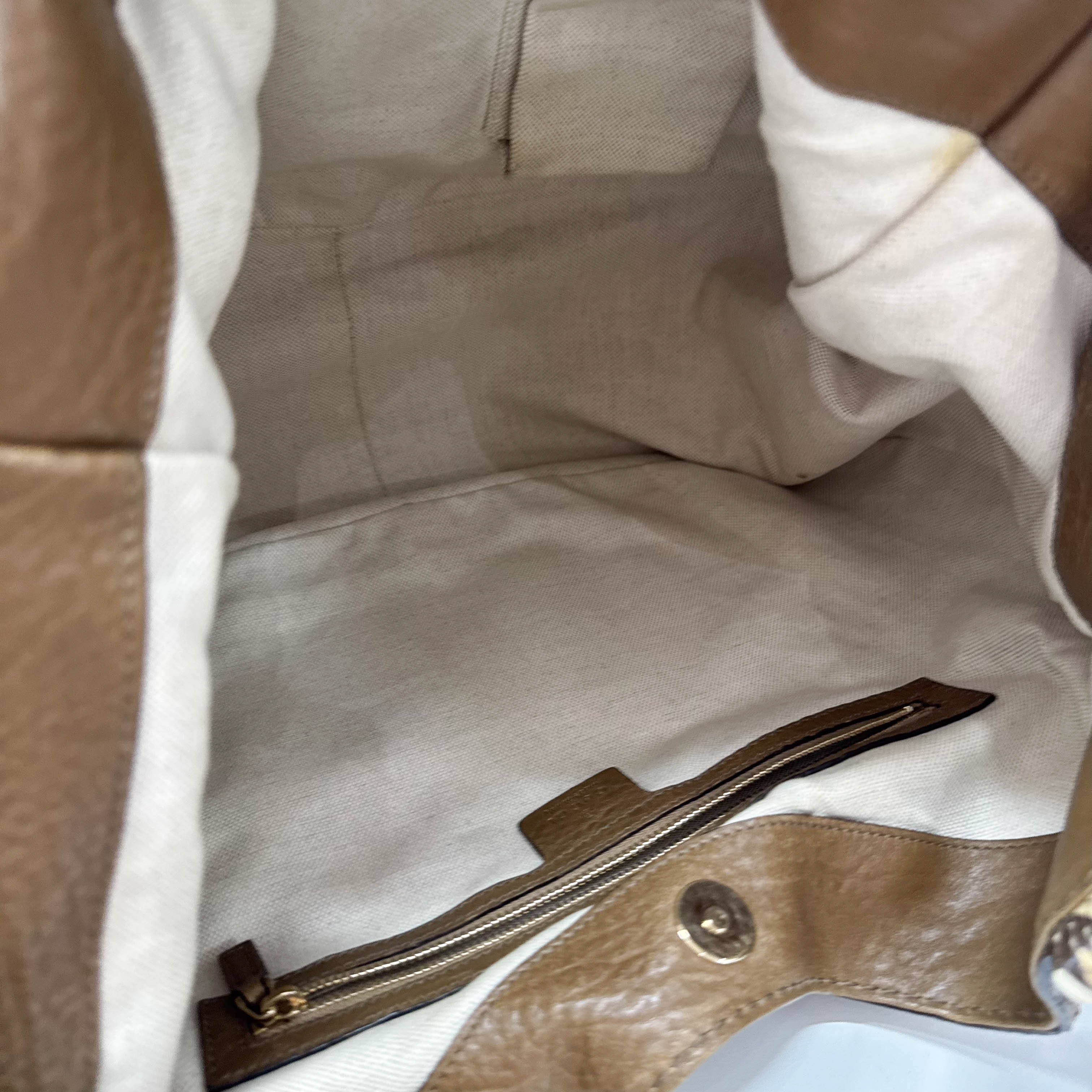 Leather Hobo Shoulder Bag