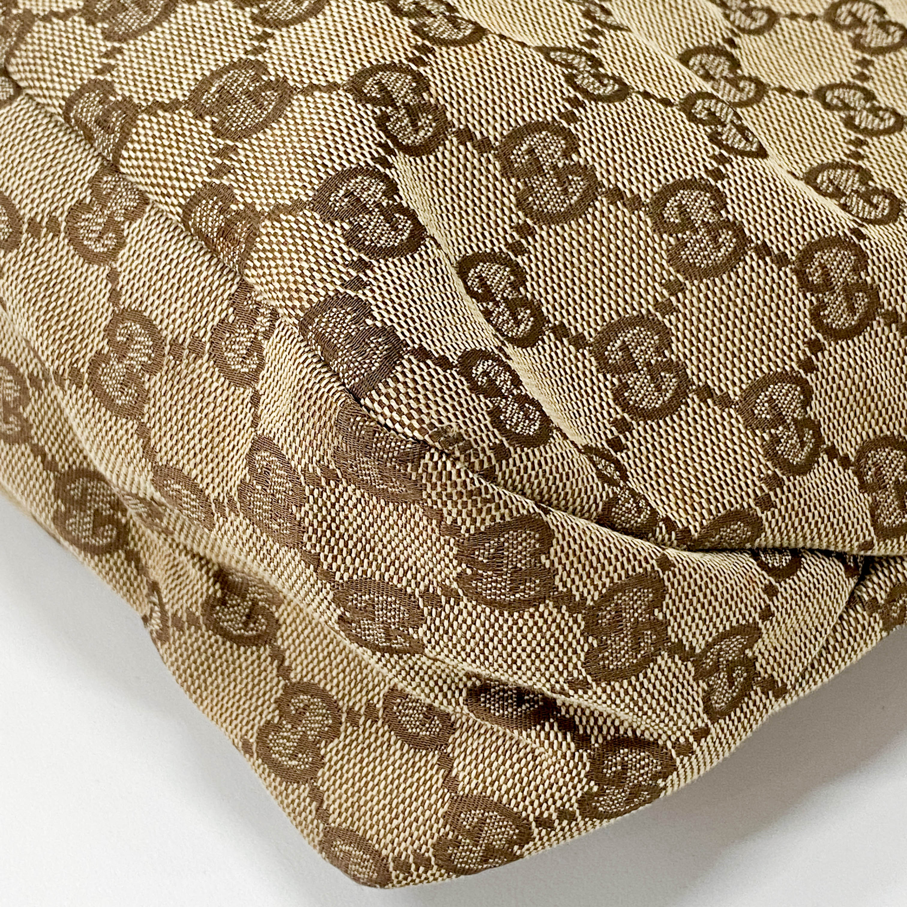 Brown GG Canvas Shoulder Bag