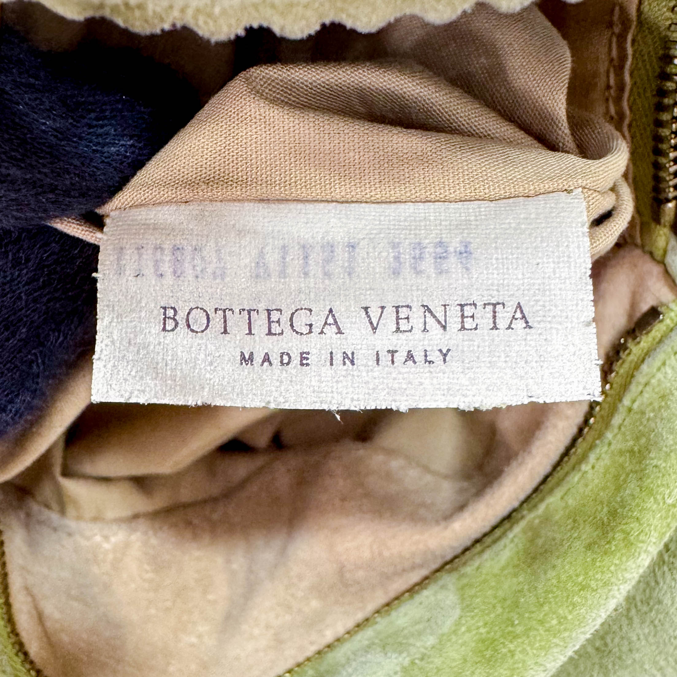 Green Suede Fringed Shoulder Bag