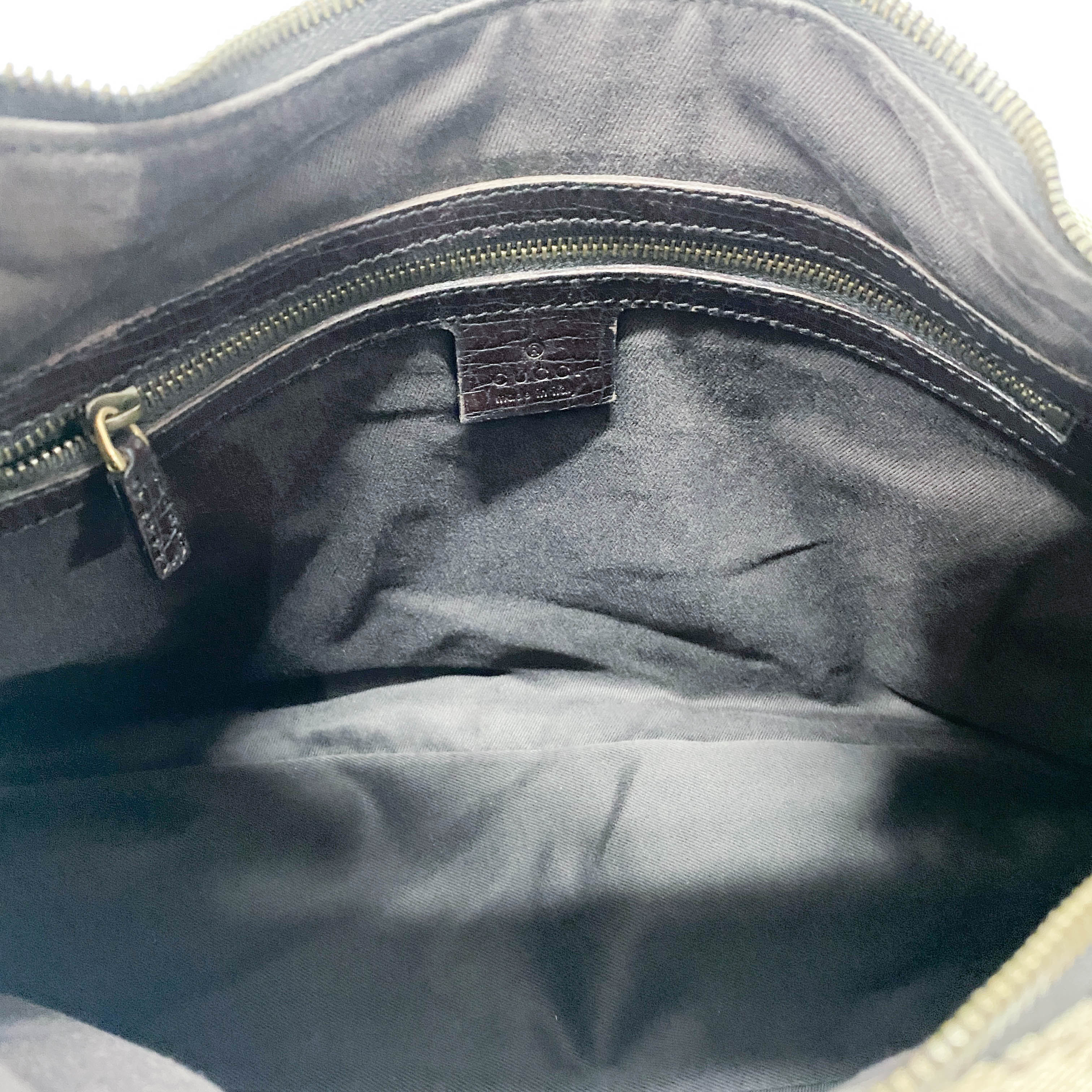 Brown GG Canvas Shoulder Bag