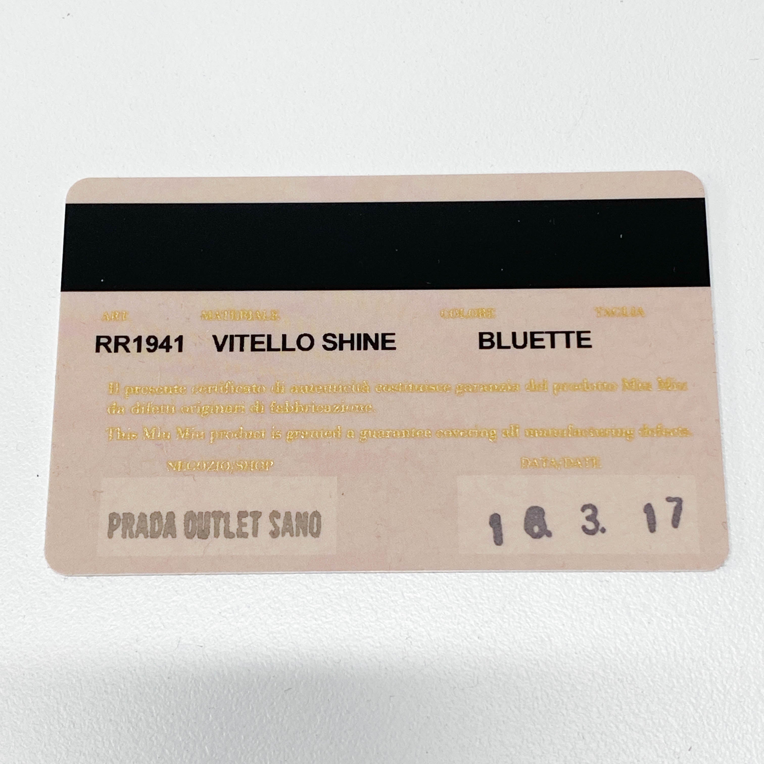 Vitello Shine Navy Calfskin Shoulder Bag