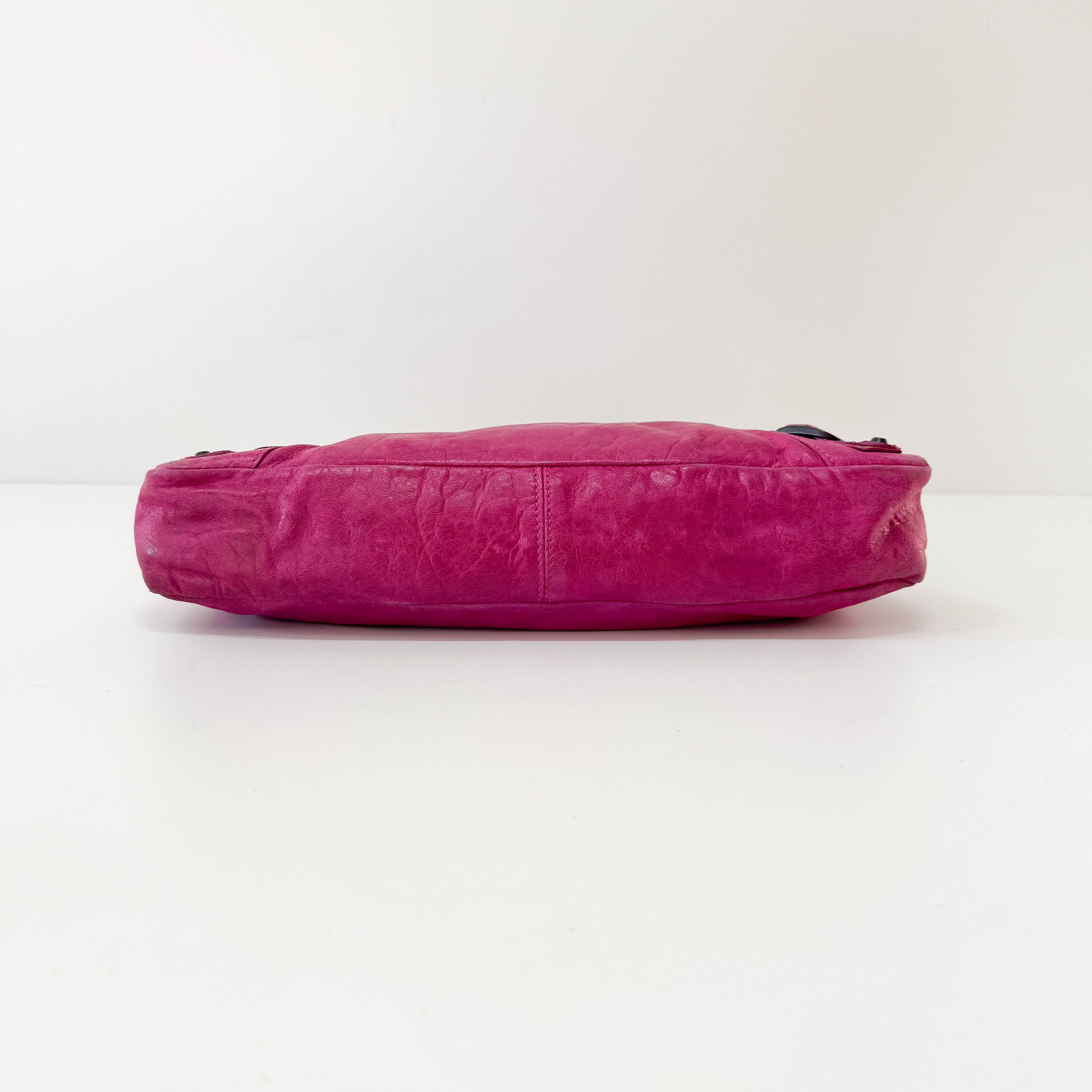 The First Pink Leather Bag