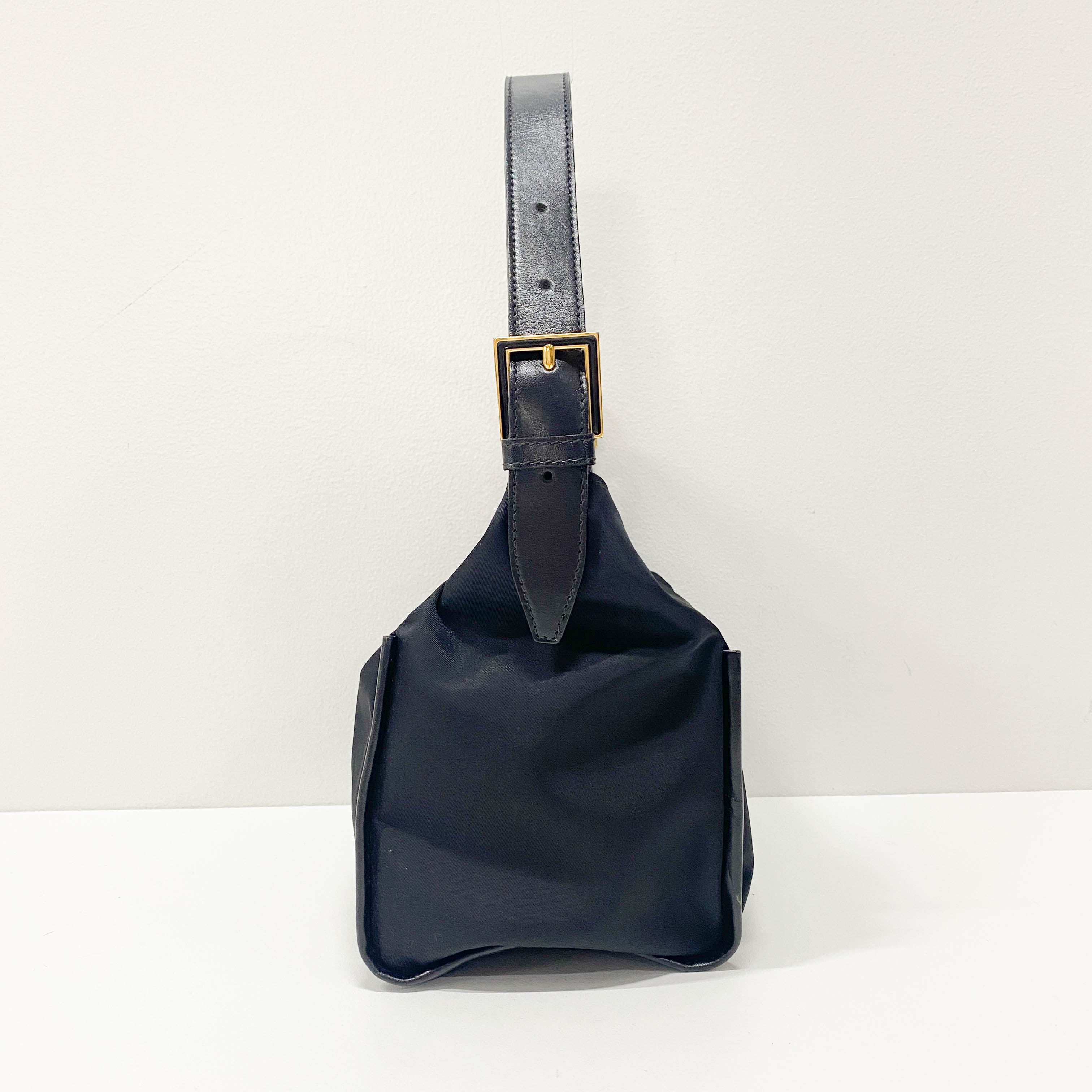 Black Nylon Shoulder Bag