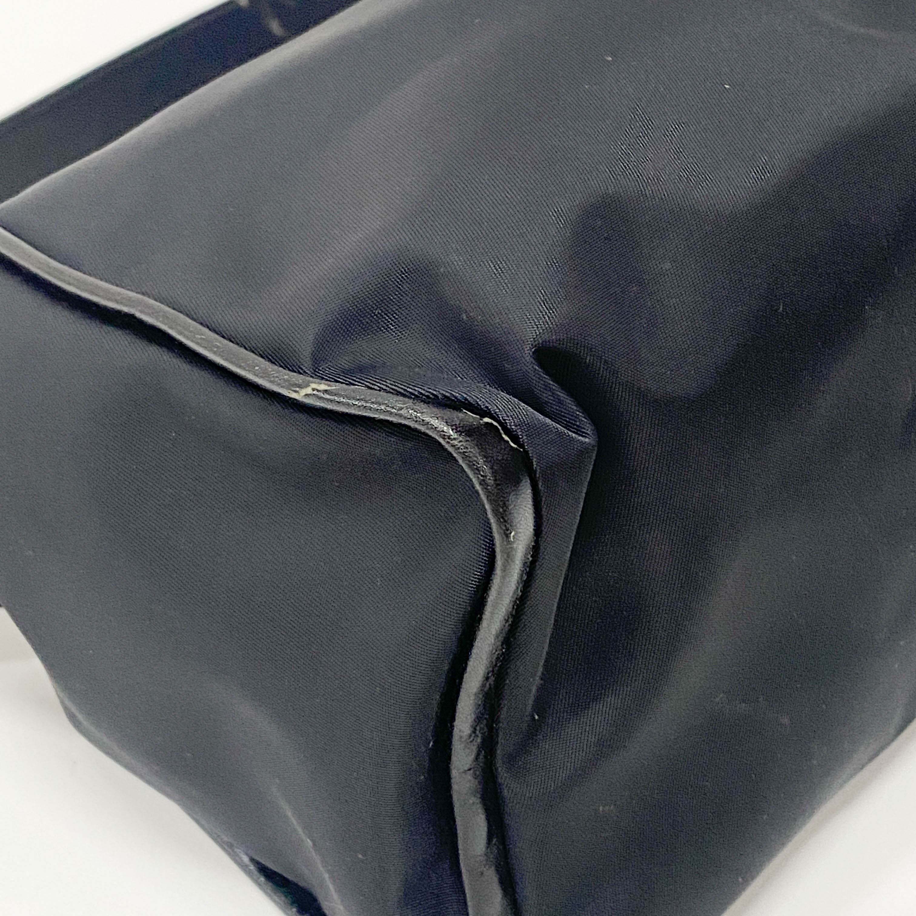 Black Nylon Shoulder Bag